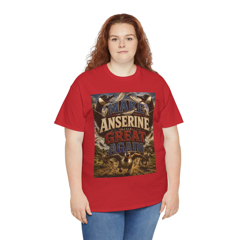 Make Anserine Great Again - Dark Unisex Heavy Cotton Tee