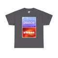 Choose Peace Over Stress - Minimal Dark Unisex Heavy Cotton Tee