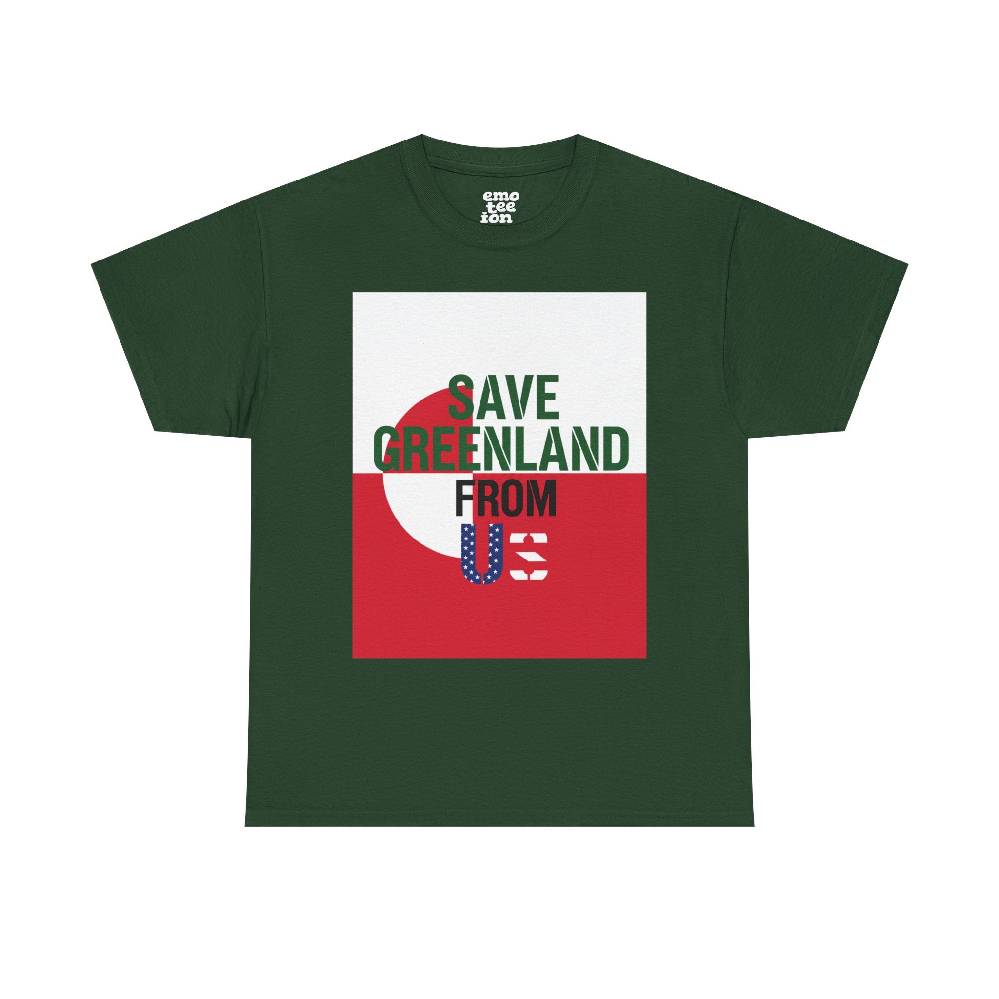 Save Greenland From US - Dark Unisex Heavy Cotton Tee