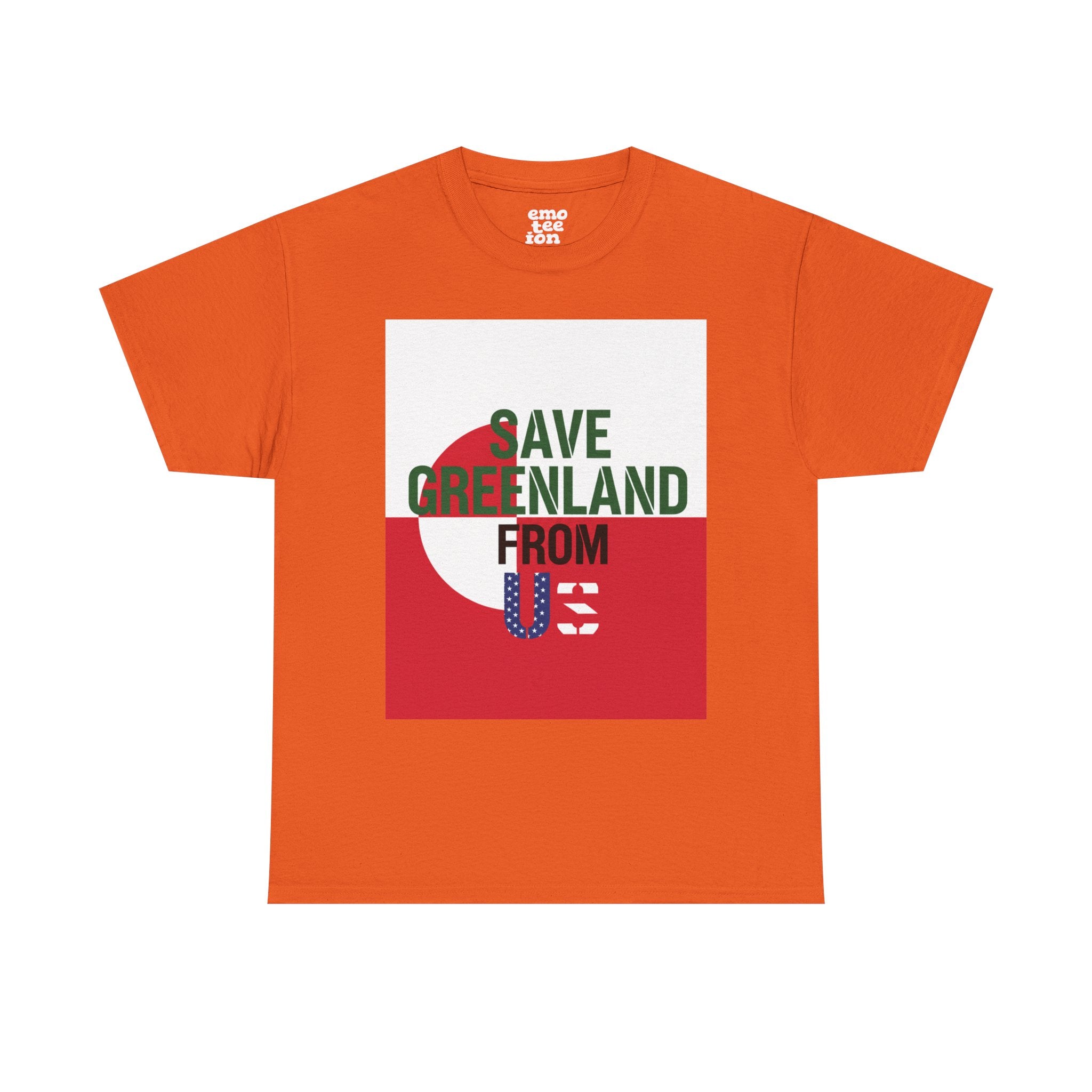 Save Greenland From US - Dark Unisex Heavy Cotton Tee