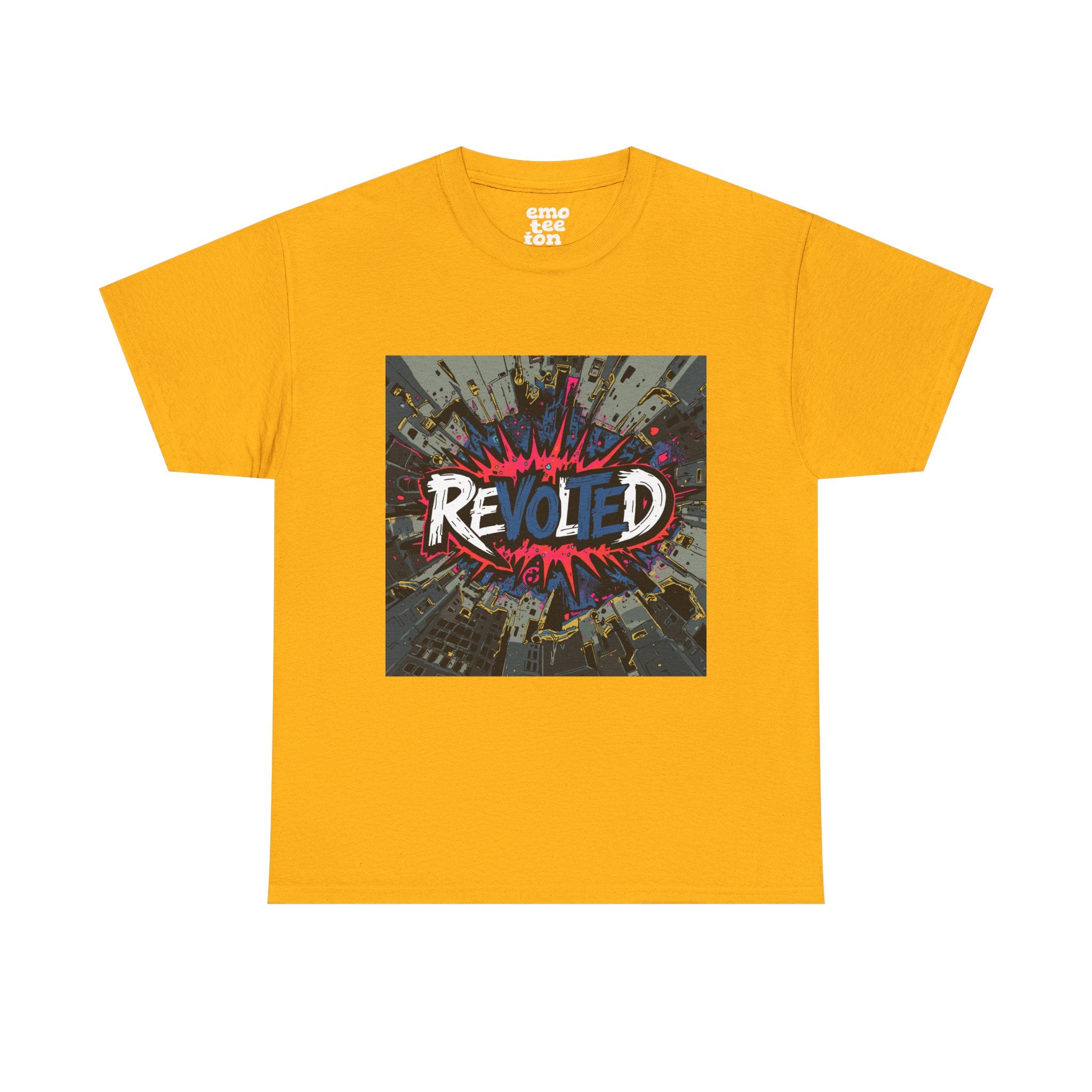 Revolted, VOTE - Cityscape Dark Unisex Heavy Cotton Tee