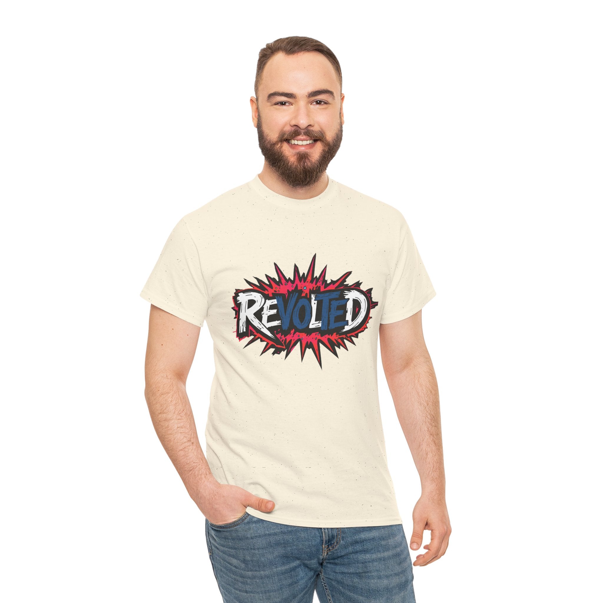 Revolted, VOTE - Splash Bam Light Unisex Heavy Cotton Tee