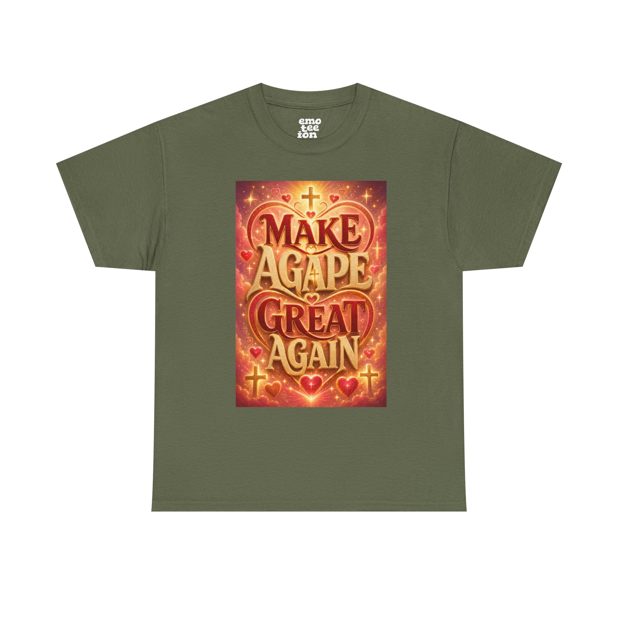 Make Agape Great Again - Dark Unisex Heavy Cotton Tee