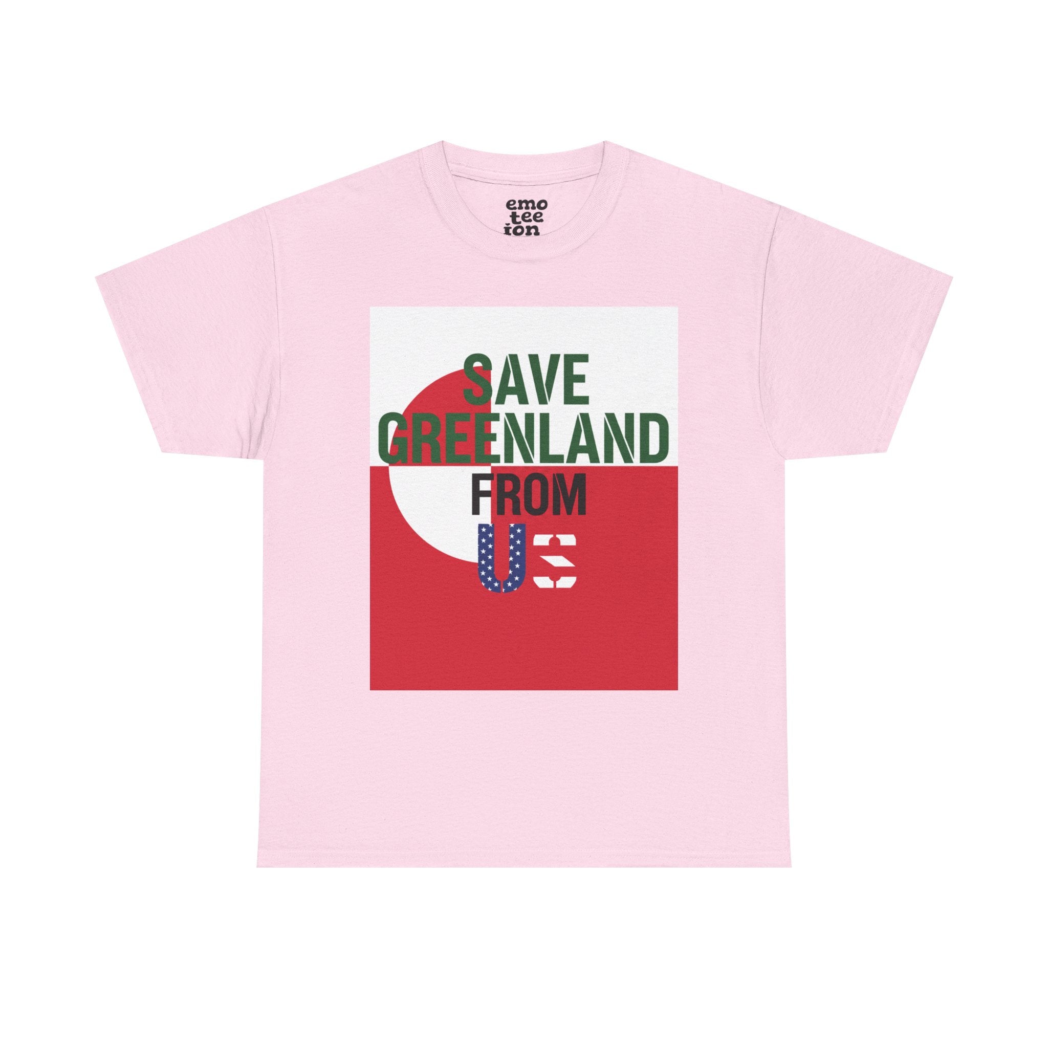 Save Greenland From US Light - Unisex Heavy Cotton Tee