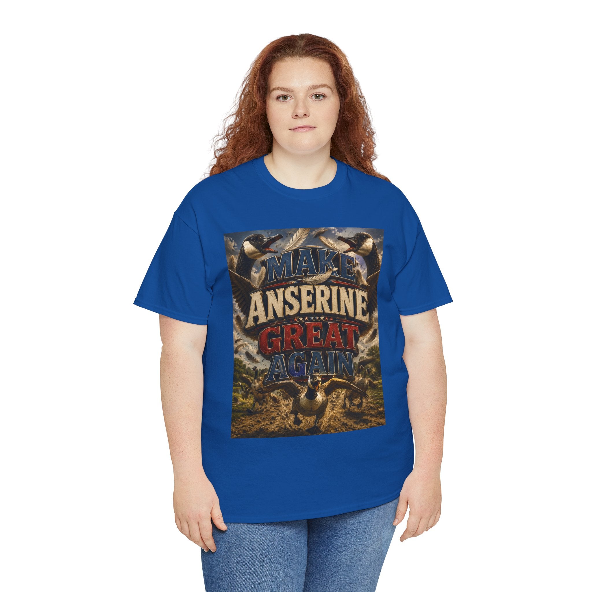 Make Anserine Great Again - Dark Unisex Heavy Cotton Tee
