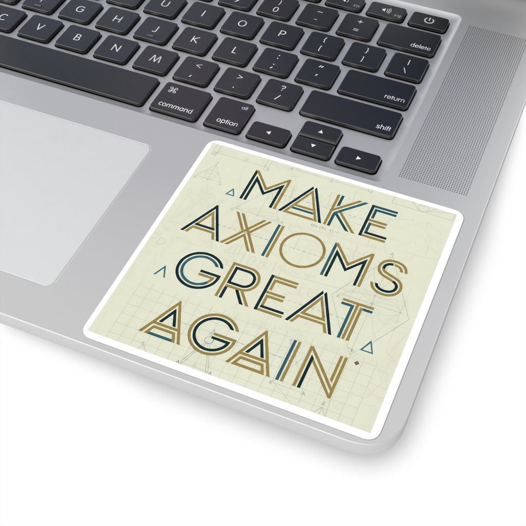 Make Axiom Great Again - Light Square Stickers