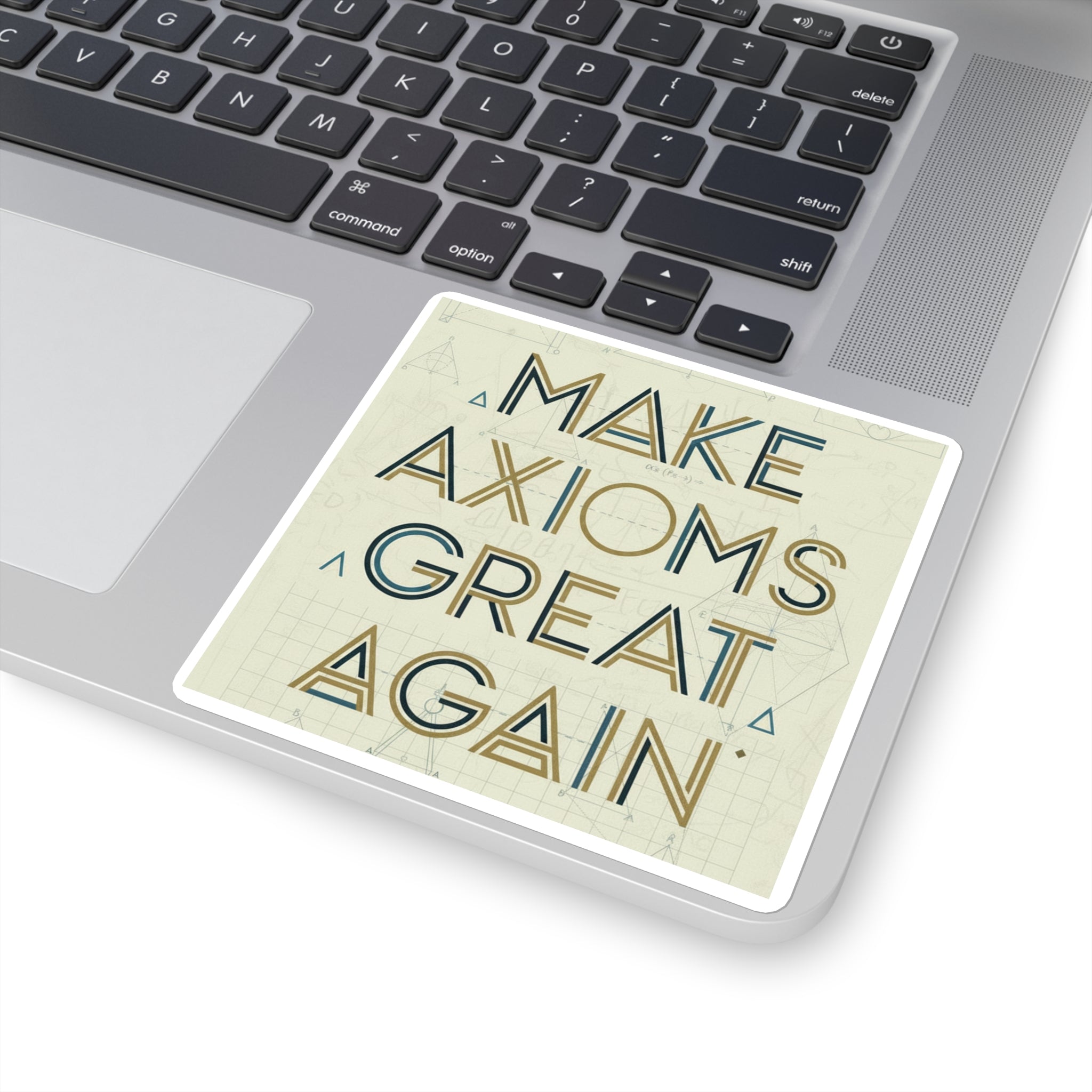 Make Axiom Great Again - Light Square Stickers