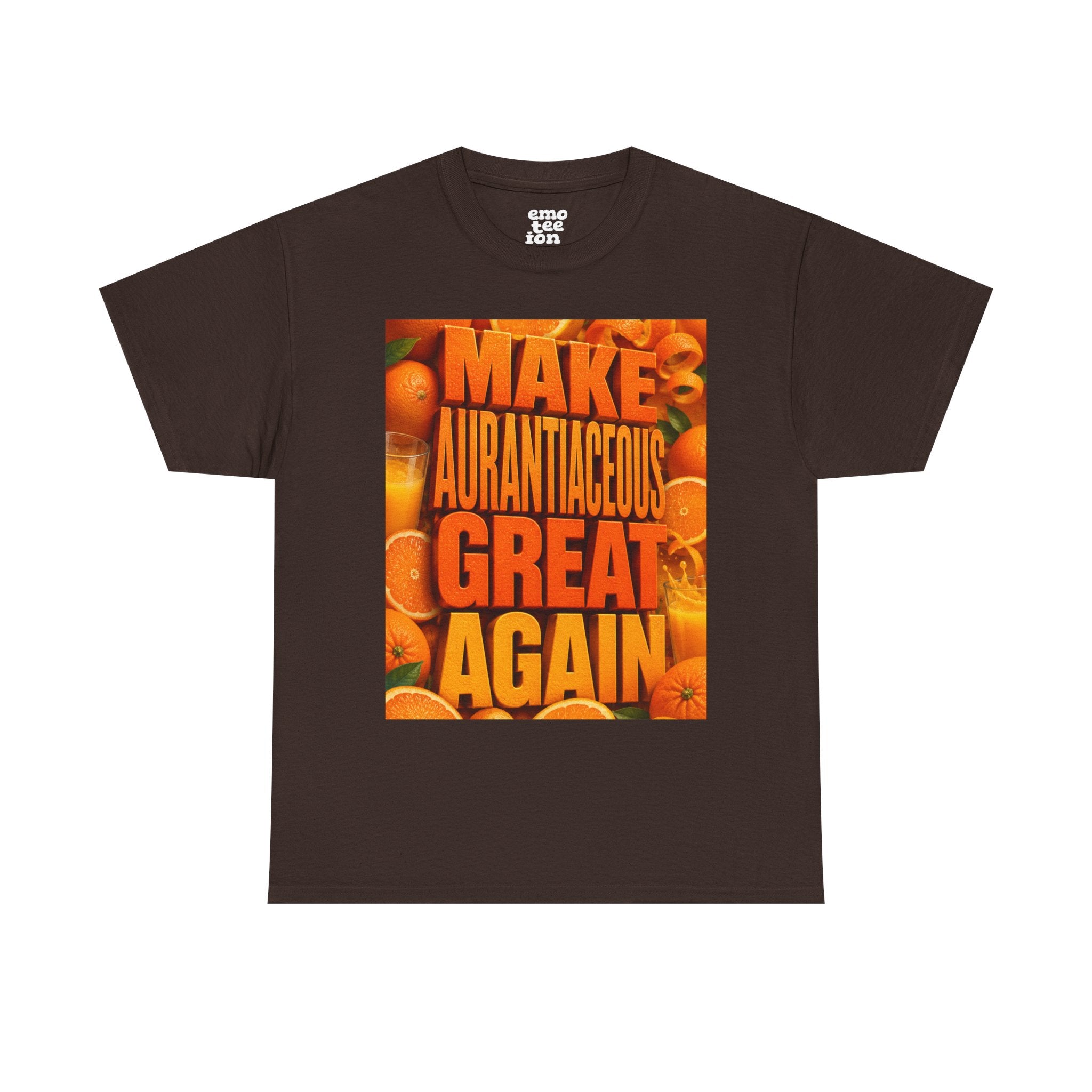 Make Aurantiaceous Great Again - Dark Unisex Heavy Cotton Tee