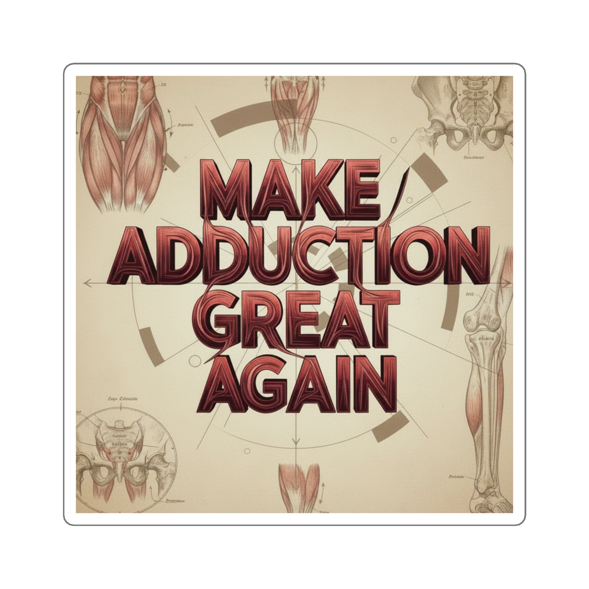 Make Adduction Great Again - Light Square Stickers