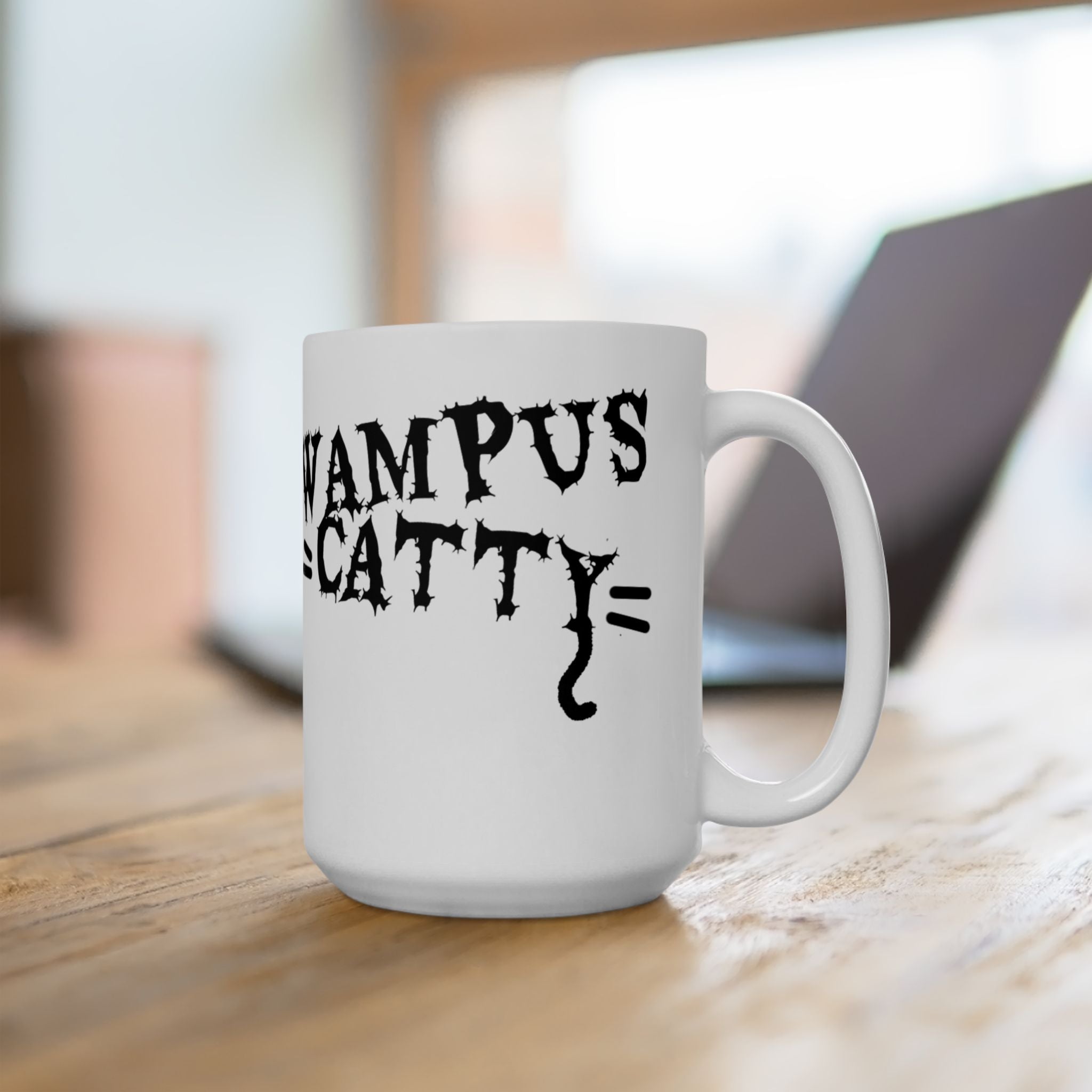Wampus Catty - Ceramic Mug, (15oz)