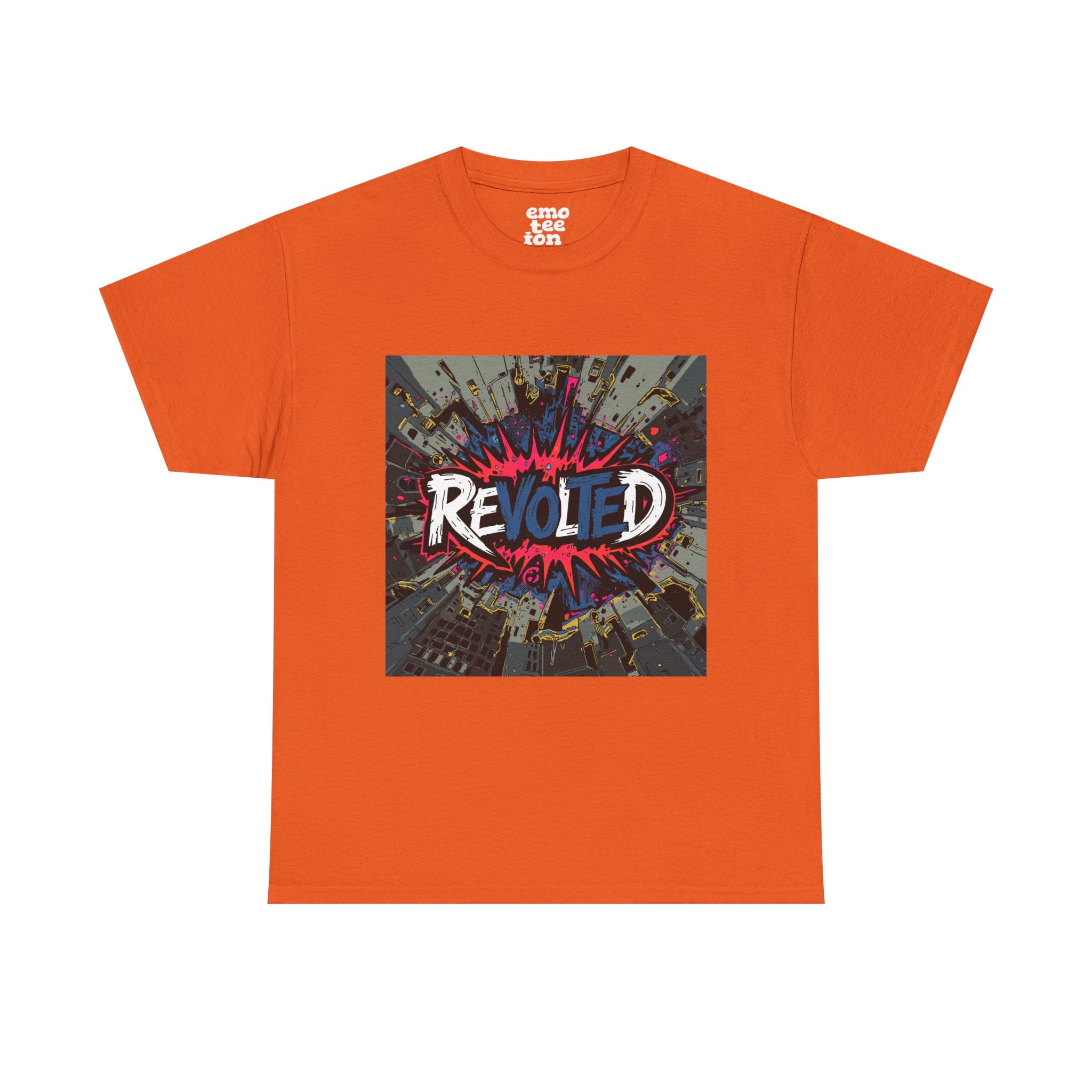 Revolted, VOTE - Cityscape Dark Unisex Heavy Cotton Tee