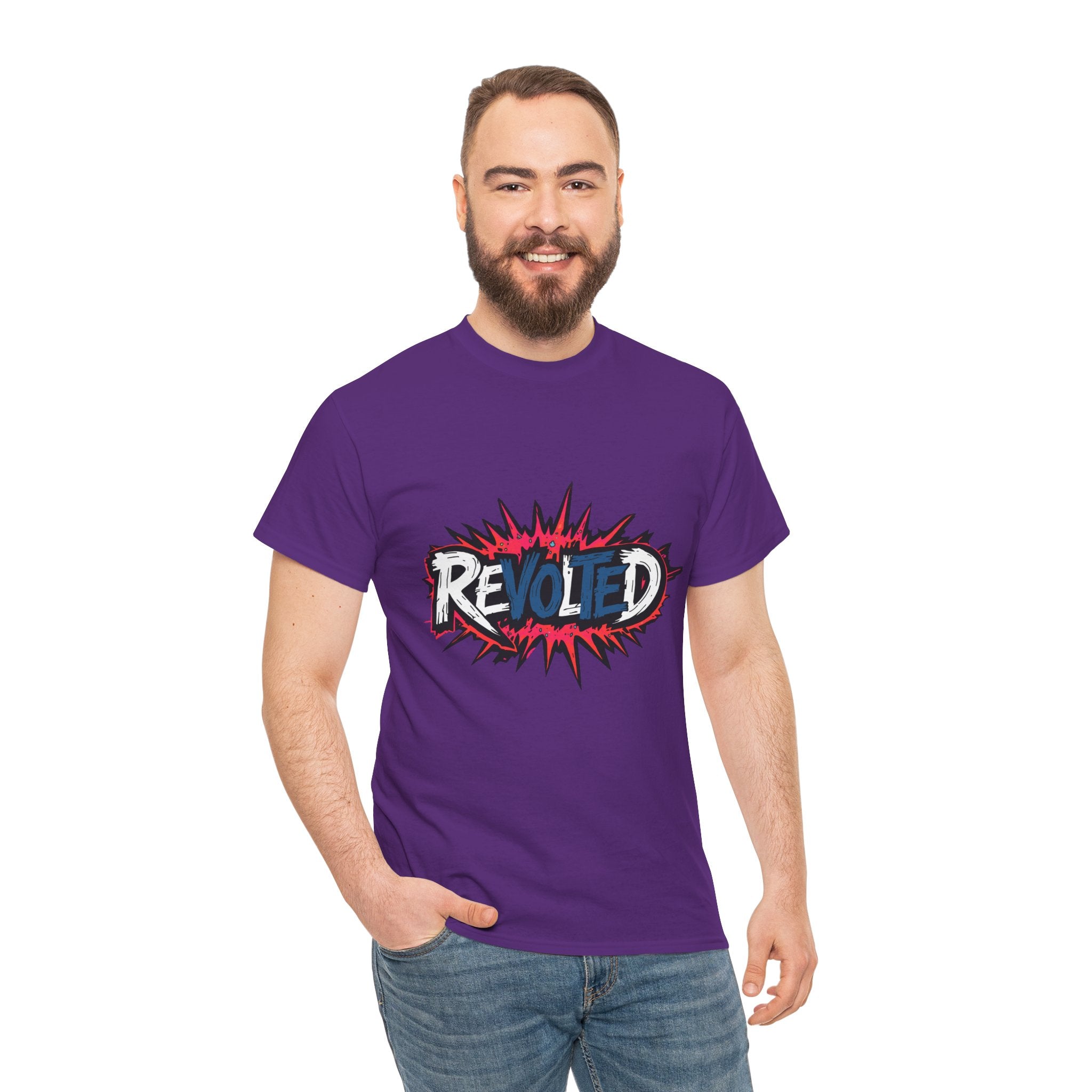 Revolted, VOTE - Splash Bam Dark Unisex Heavy Cotton Tee