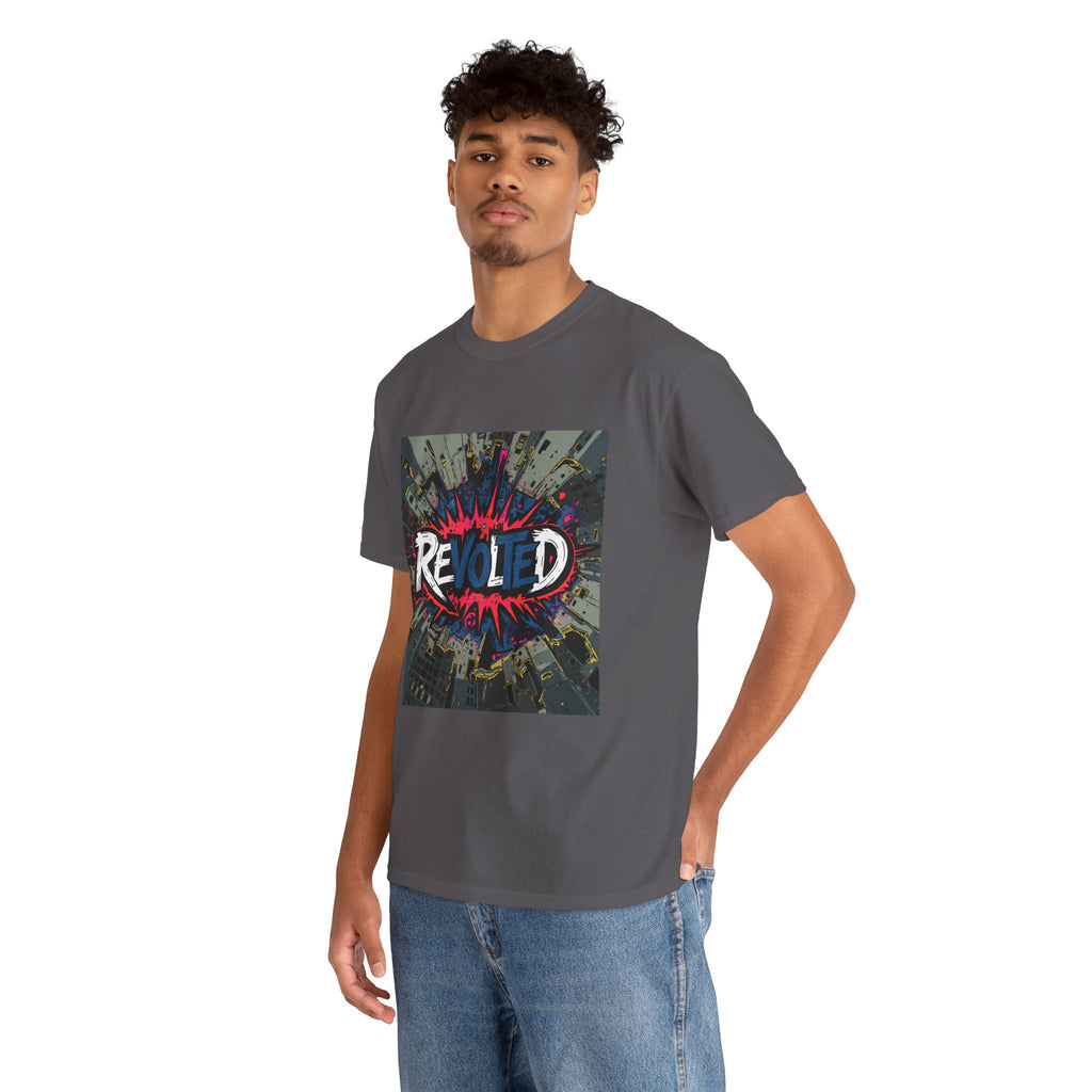 Revolted, VOTE - Cityscape Dark Unisex Heavy Cotton Tee
