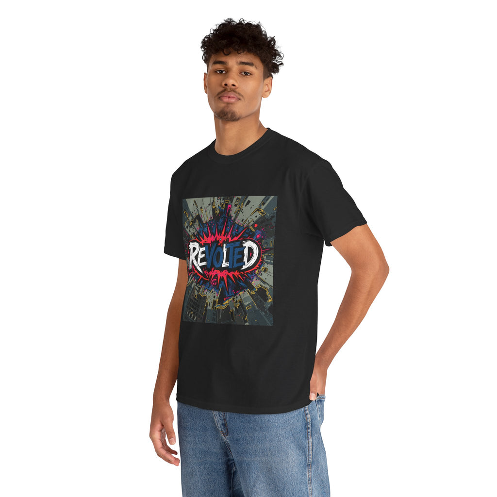 Revolted, VOTE - Cityscape Dark Unisex Heavy Cotton Tee
