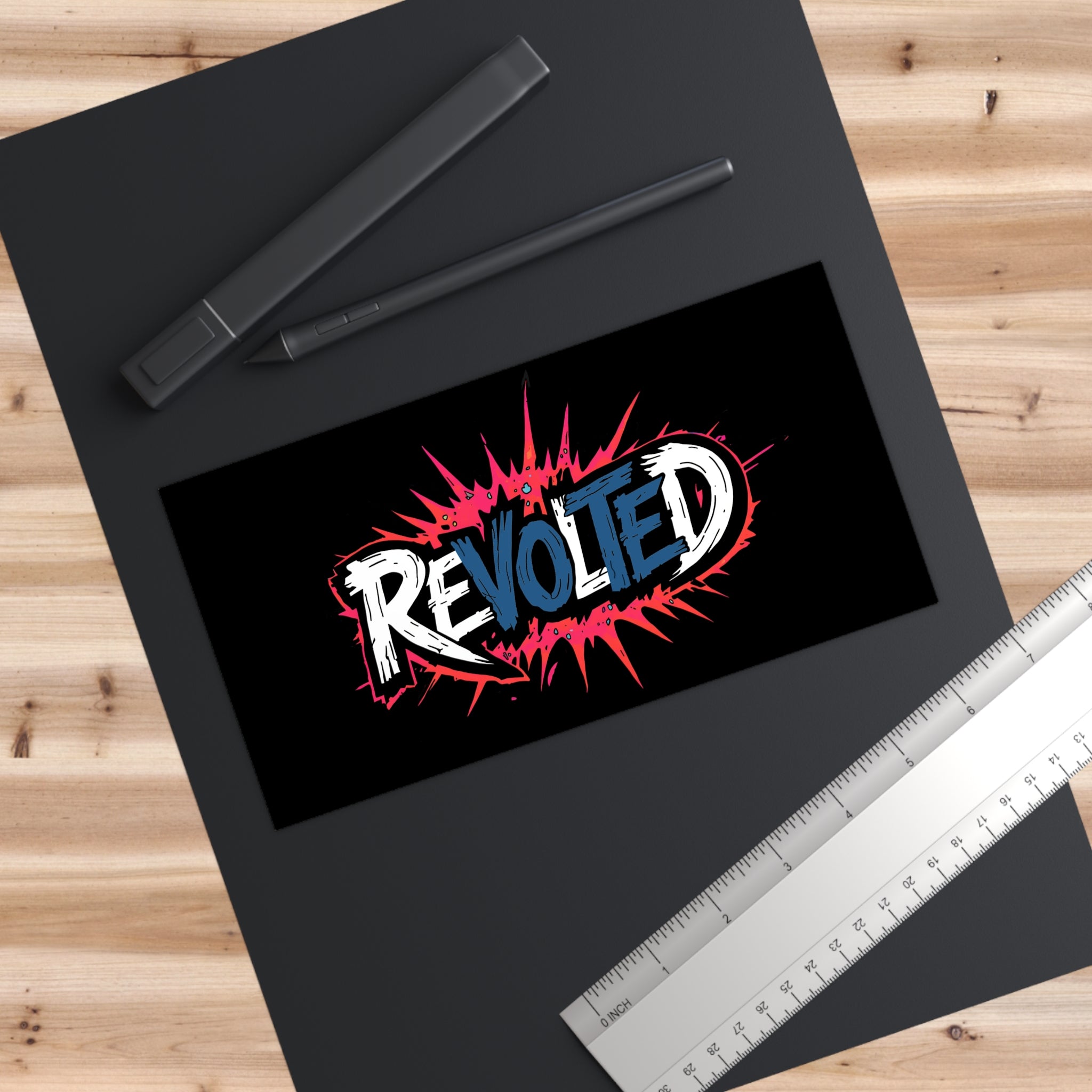Revolted, VOTE - Splash BAM Bumper Sticker