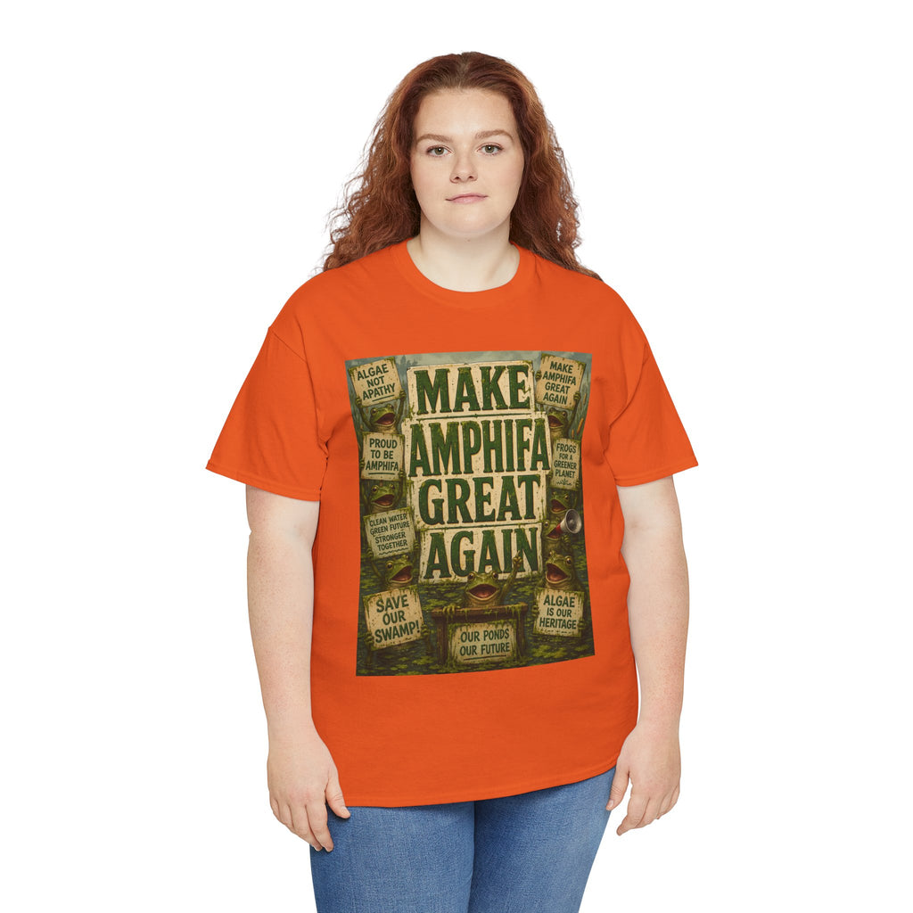 Make AMPHIFA Great Again - Dark Unisex Heavy Cotton Tee