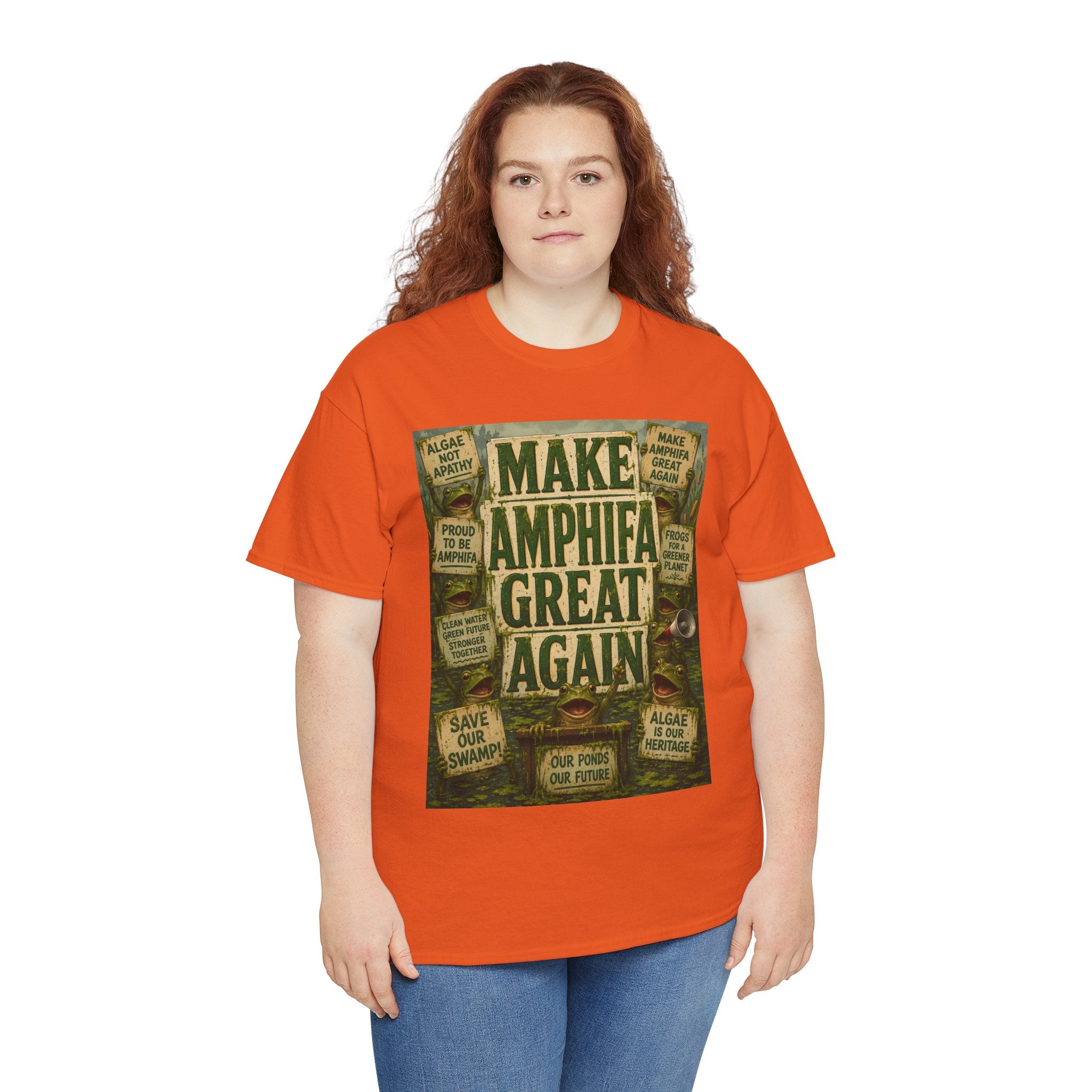 Make AMPHIFA Great Again - Dark Unisex Heavy Cotton Tee