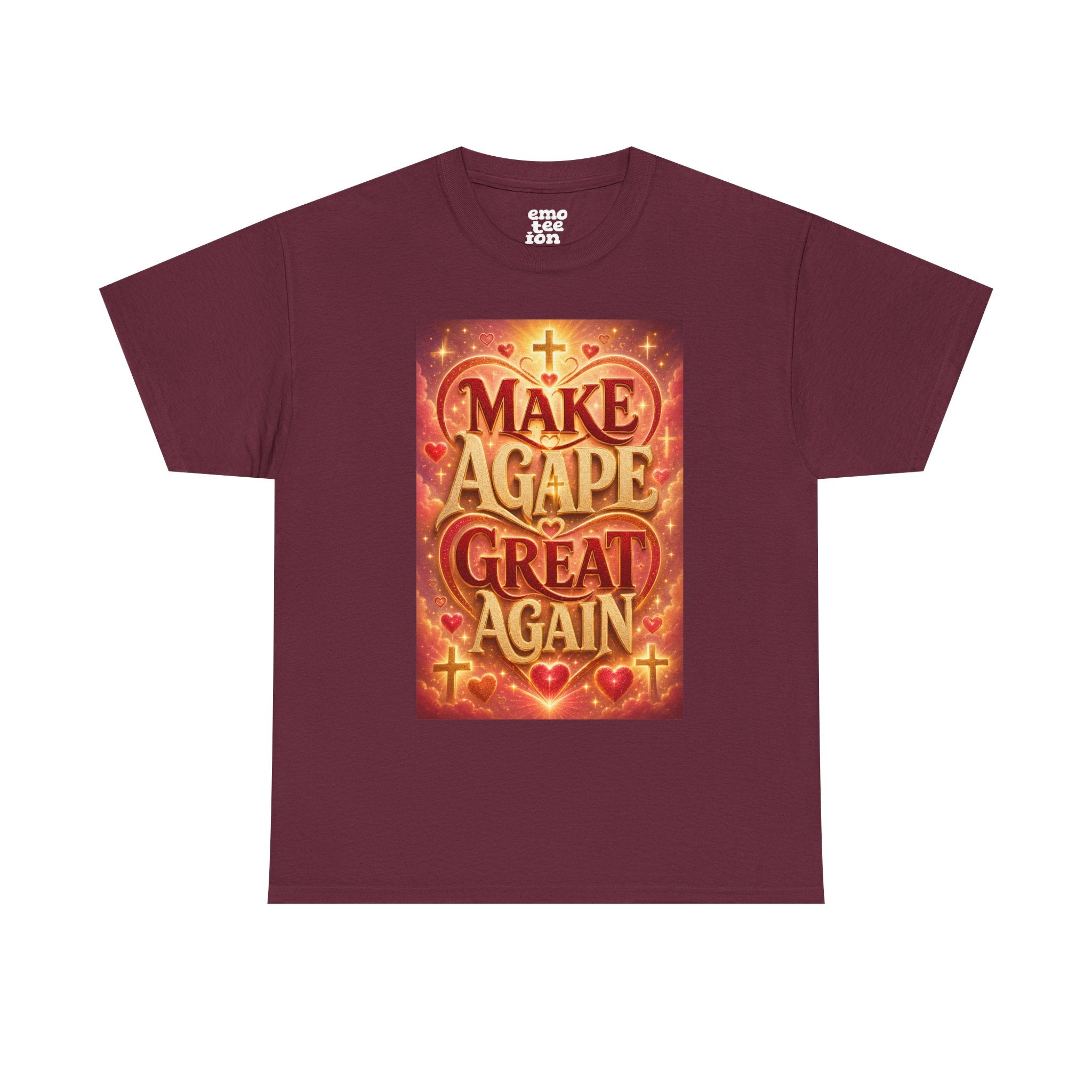 Make Agape Great Again - Dark Unisex Heavy Cotton Tee