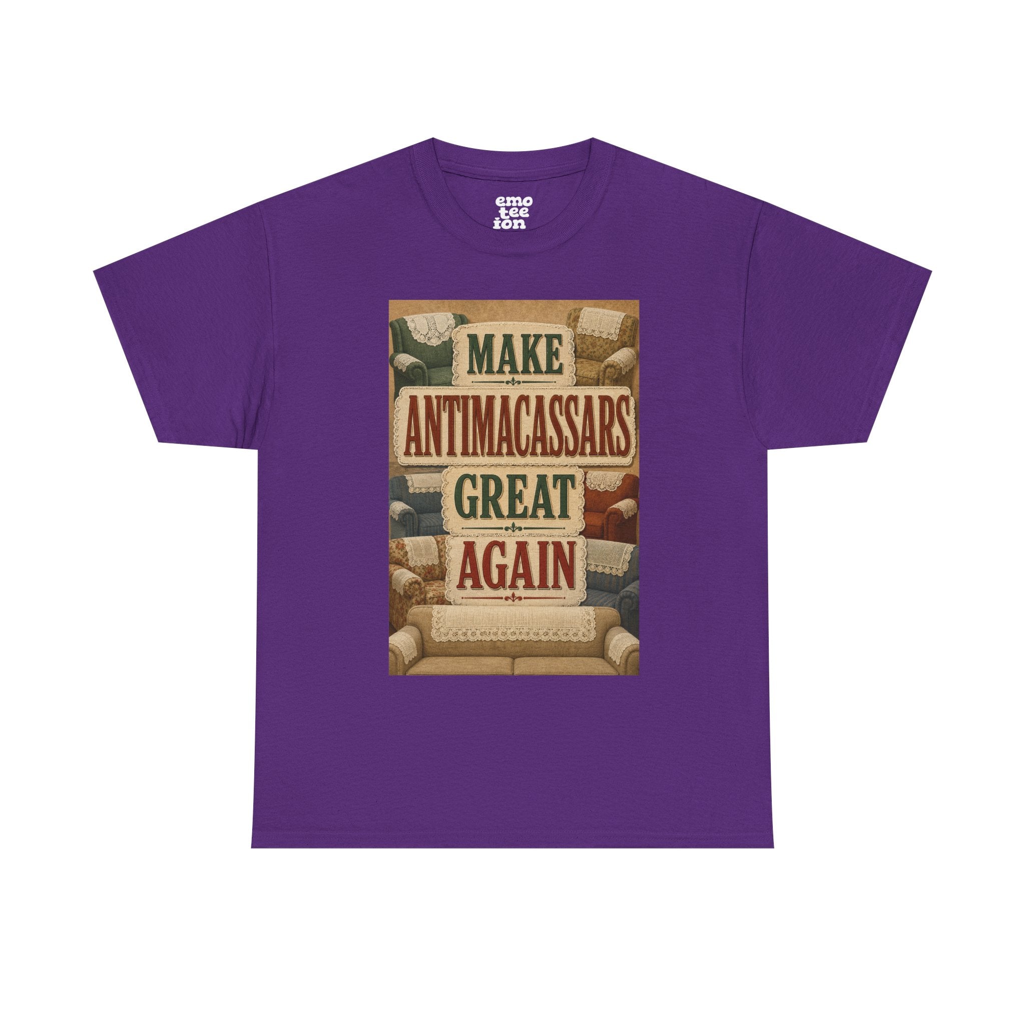 Make Antimacassars Great Again - Dark Unisex Heavy Cotton Tee