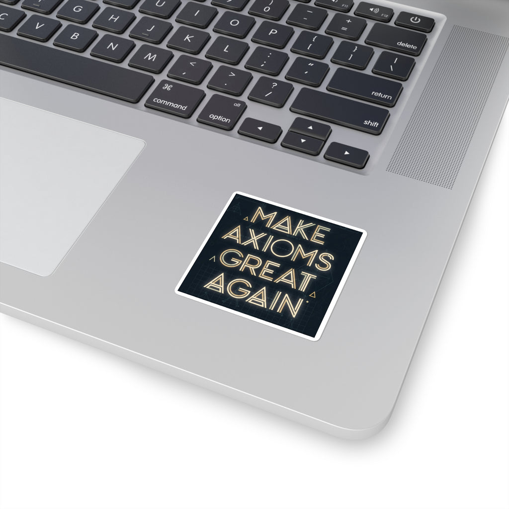 Make Axiom Great Again - Dark Square Stickers