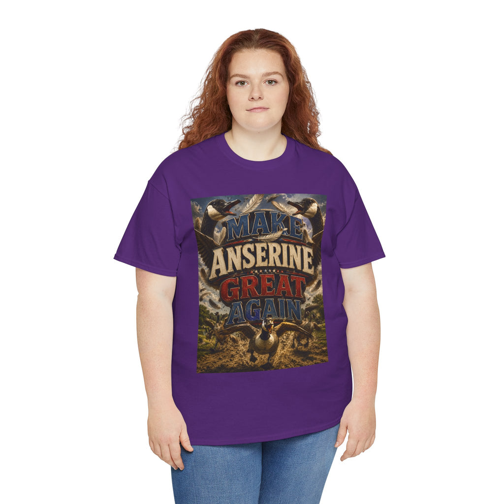 Make Anserine Great Again - Dark Unisex Heavy Cotton Tee