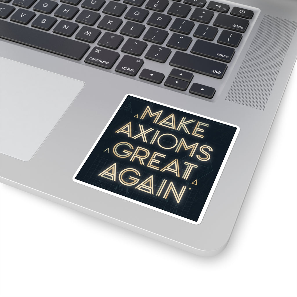 Make Axiom Great Again - Dark Square Stickers