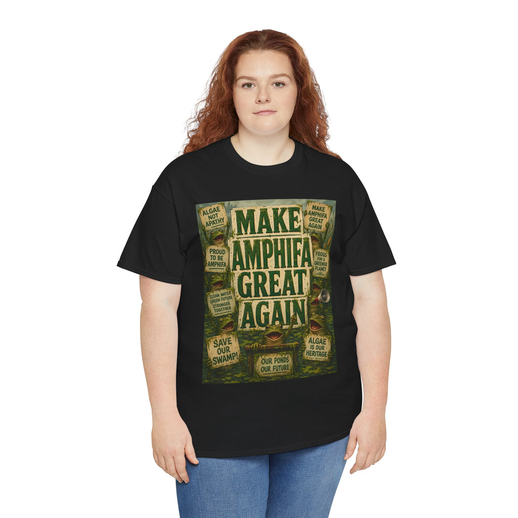 Make AMPHIFA Great Again - Dark Unisex Heavy Cotton Tee