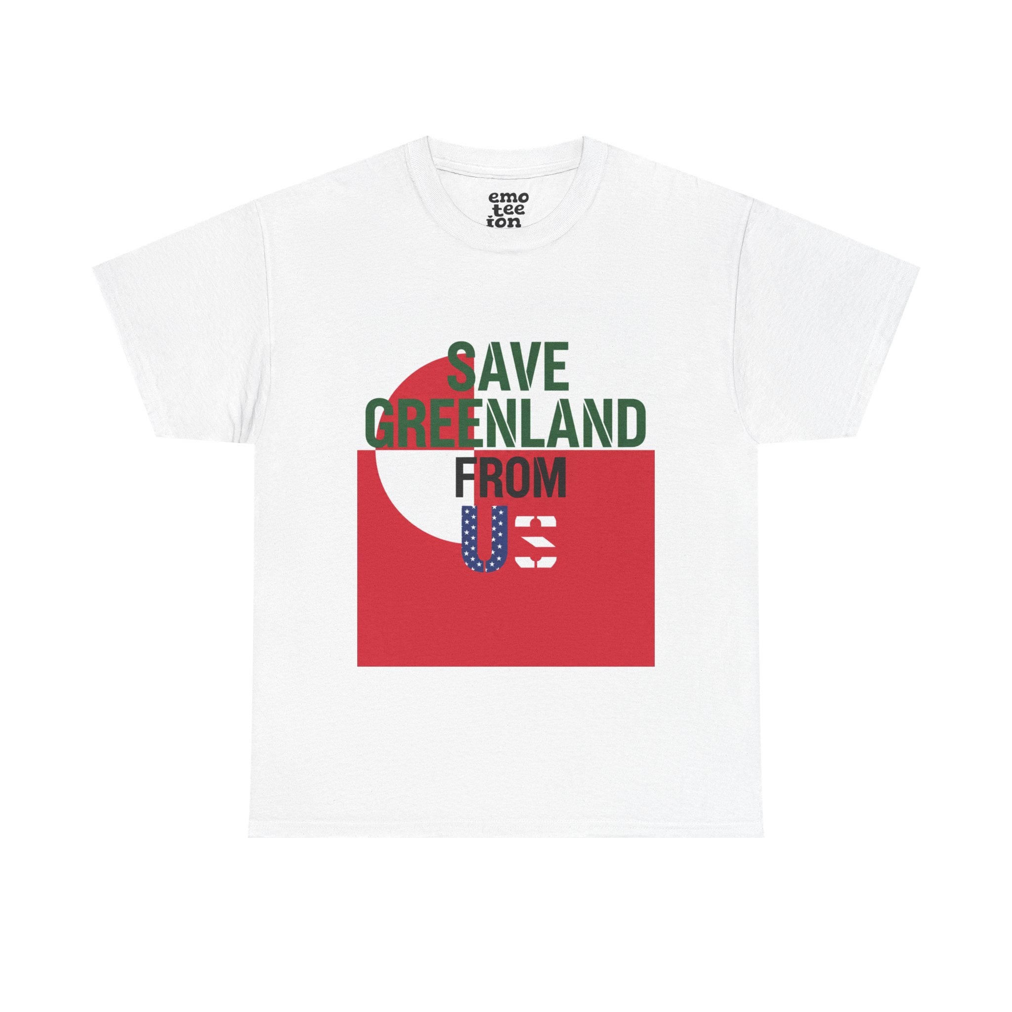 Save Greenland From US Light - Unisex Heavy Cotton Tee