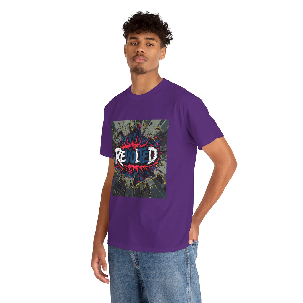 Revolted, VOTE - Cityscape Dark Unisex Heavy Cotton Tee