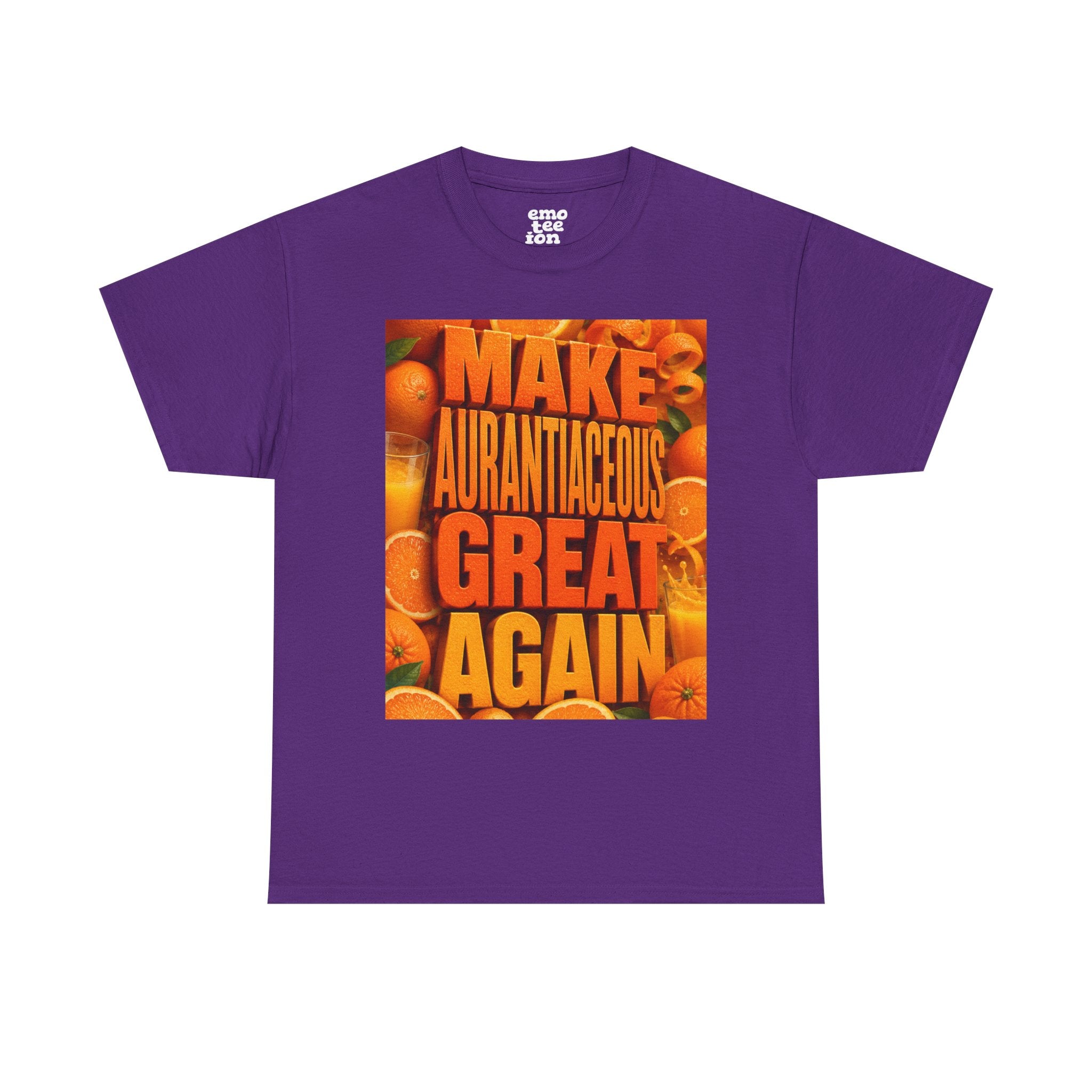 Make Aurantiaceous Great Again - Dark Unisex Heavy Cotton Tee