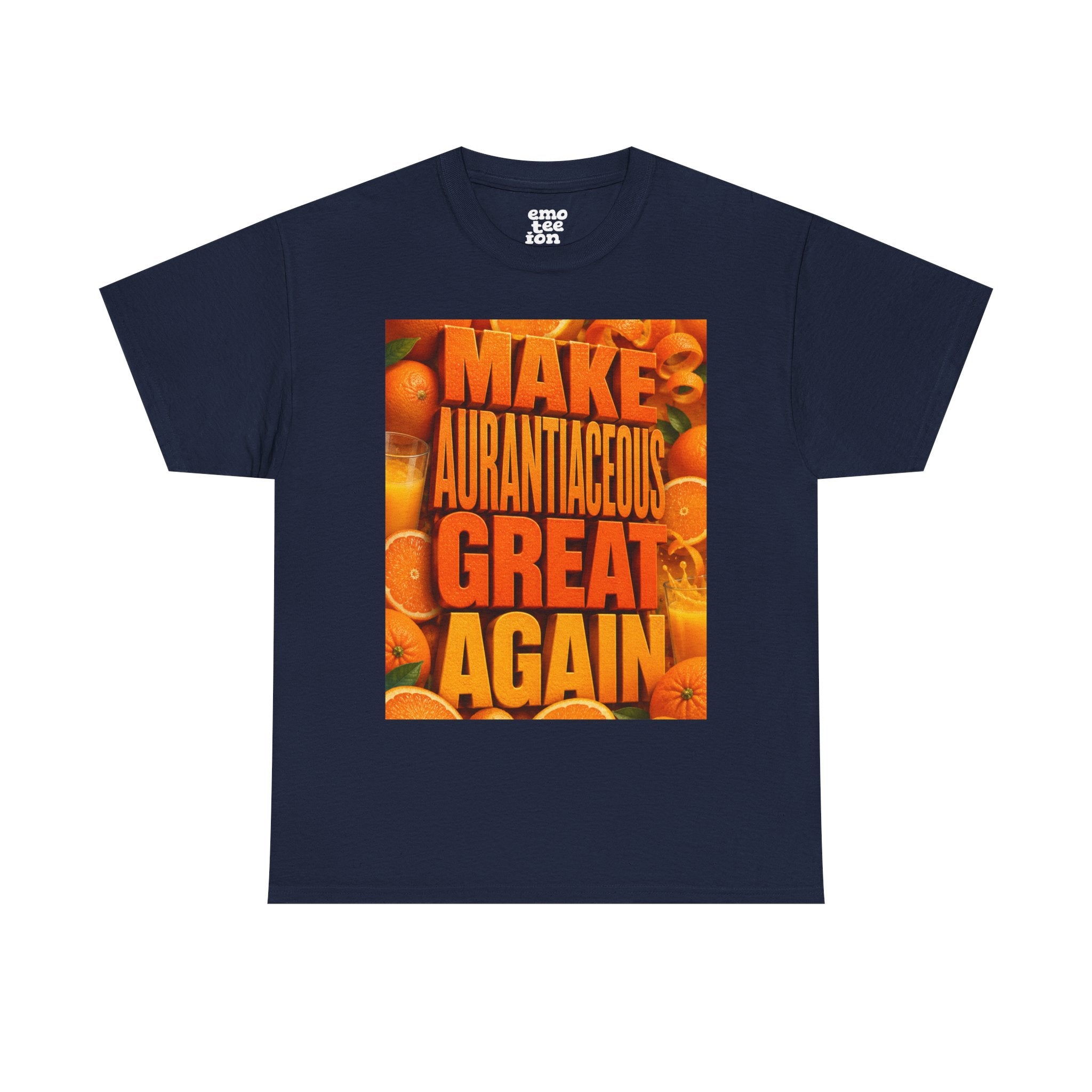 Make Aurantiaceous Great Again - Dark Unisex Heavy Cotton Tee