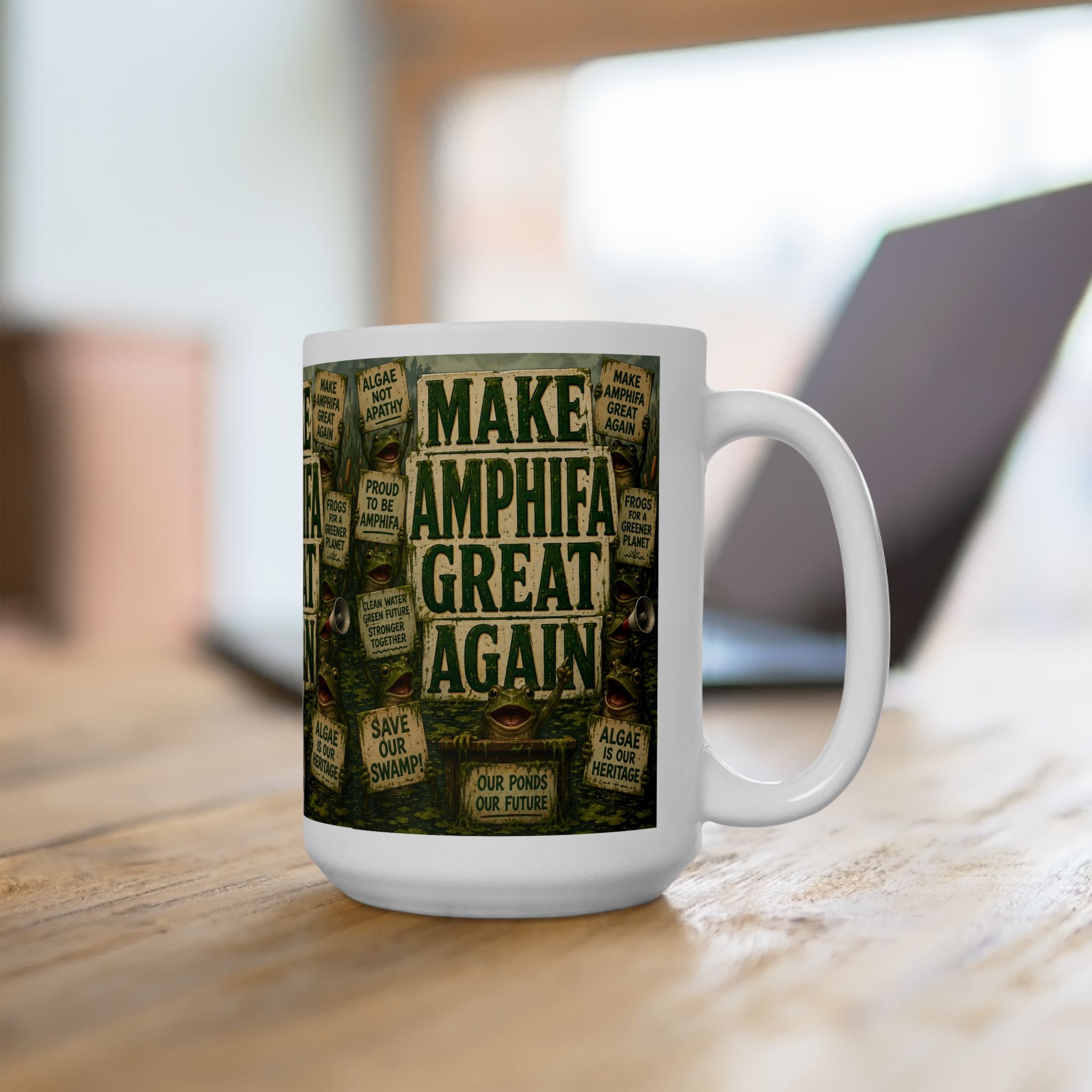Make AMPHIFA Great Again - Ceramic Mug, (15oz)