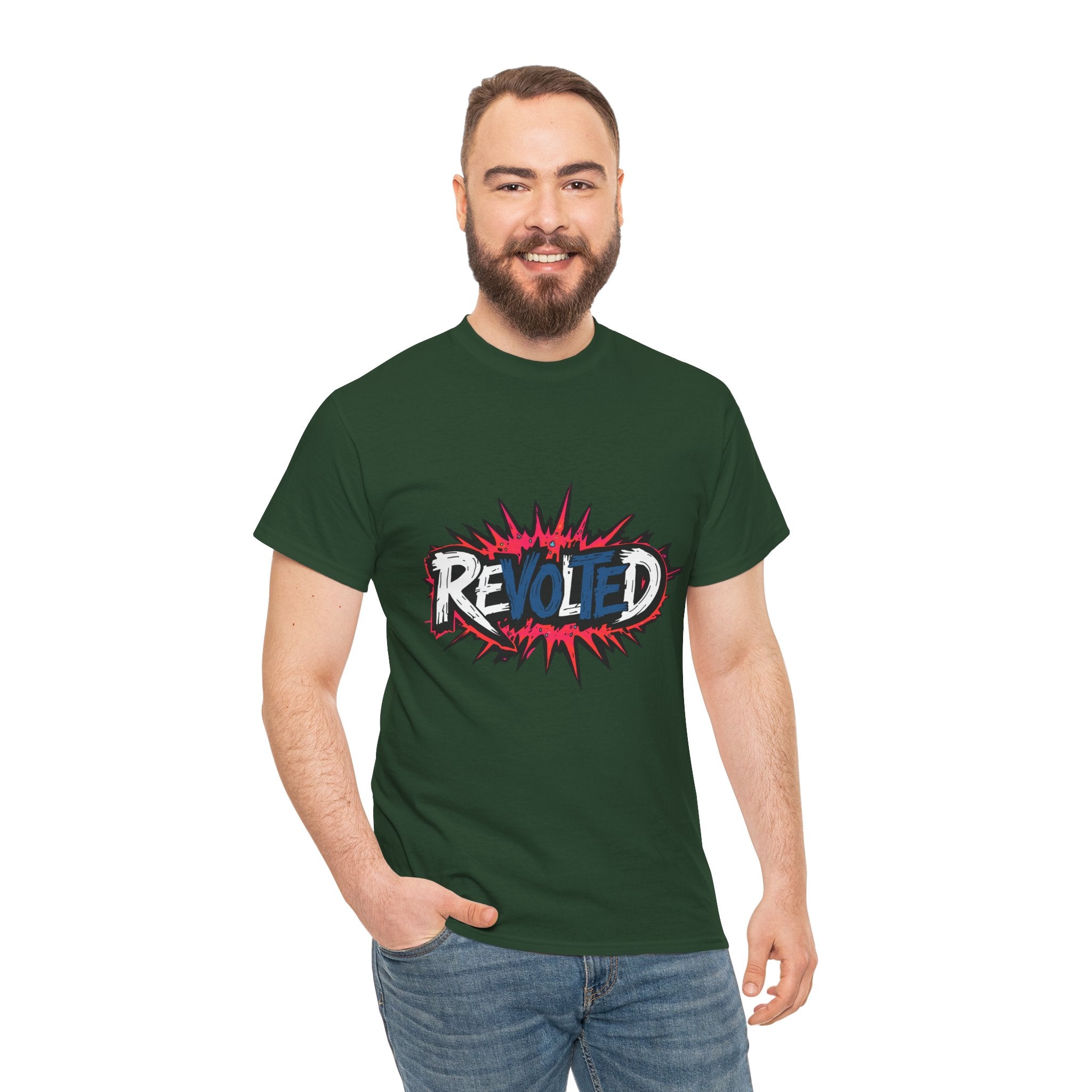 Revolted, VOTE - Splash Bam Dark Unisex Heavy Cotton Tee