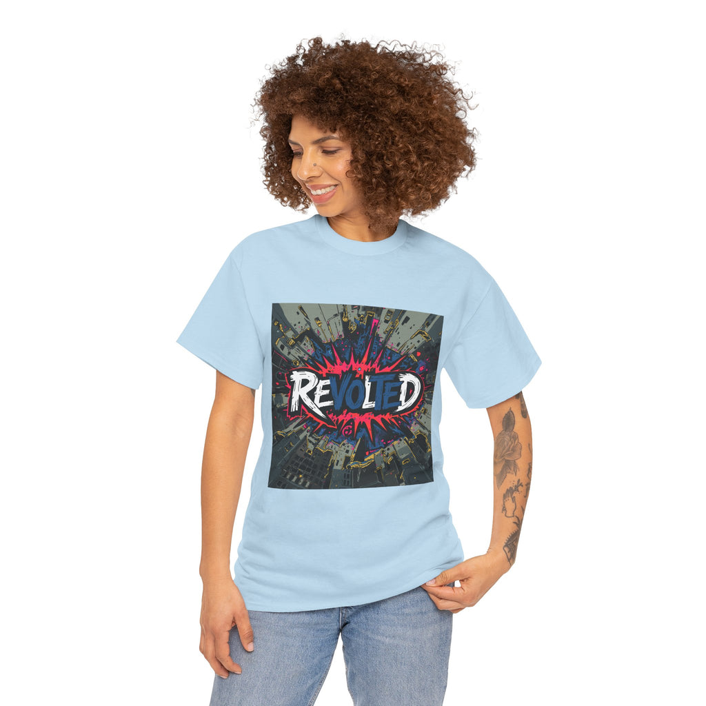 Revolted, VOTE - Cityscape Light Unisex Heavy Cotton Tee