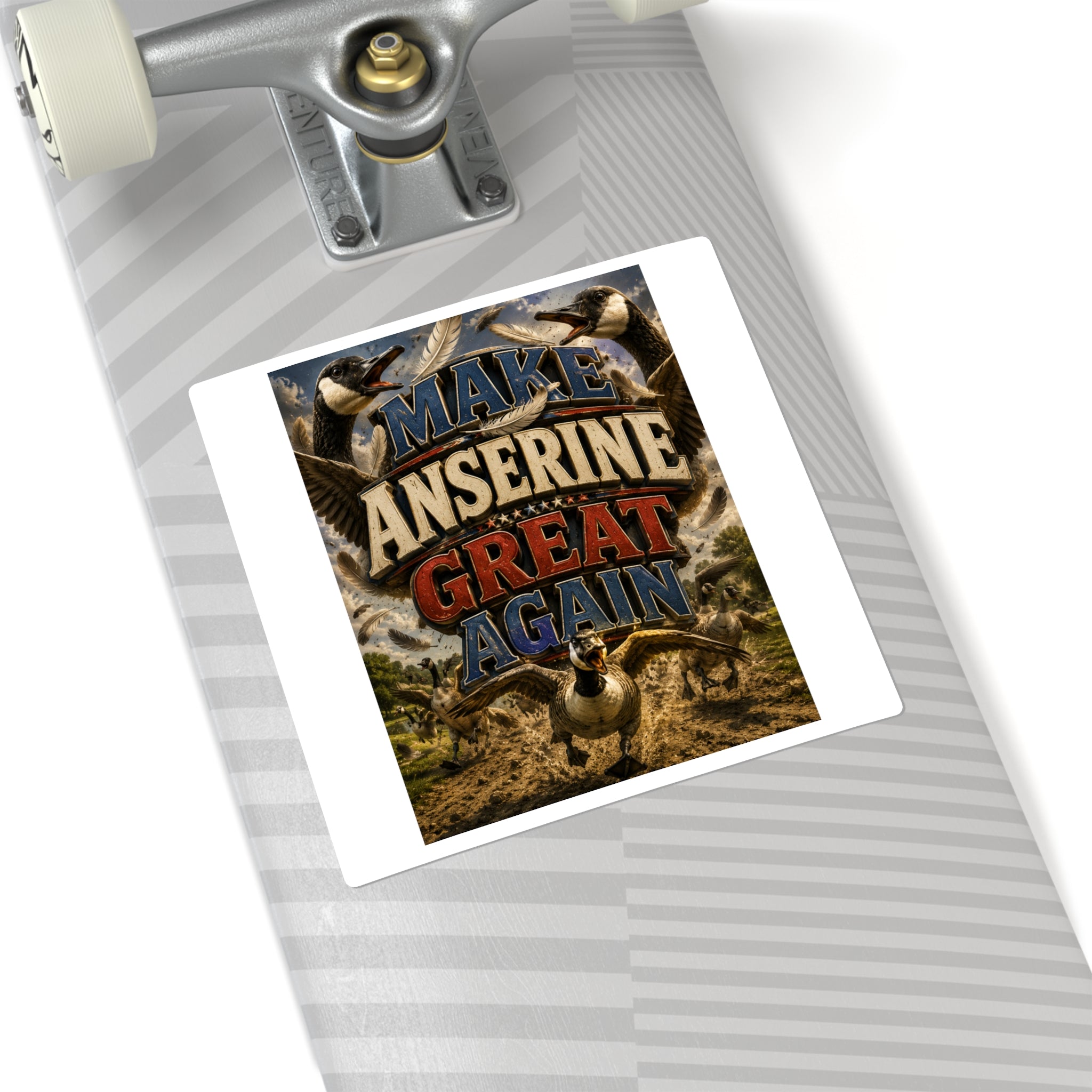 Make Anserine Great Again - Square Stickers