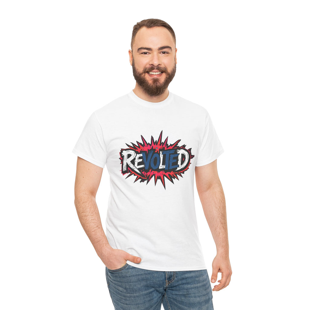 Revolted, VOTE - Splash Bam Light Unisex Heavy Cotton Tee