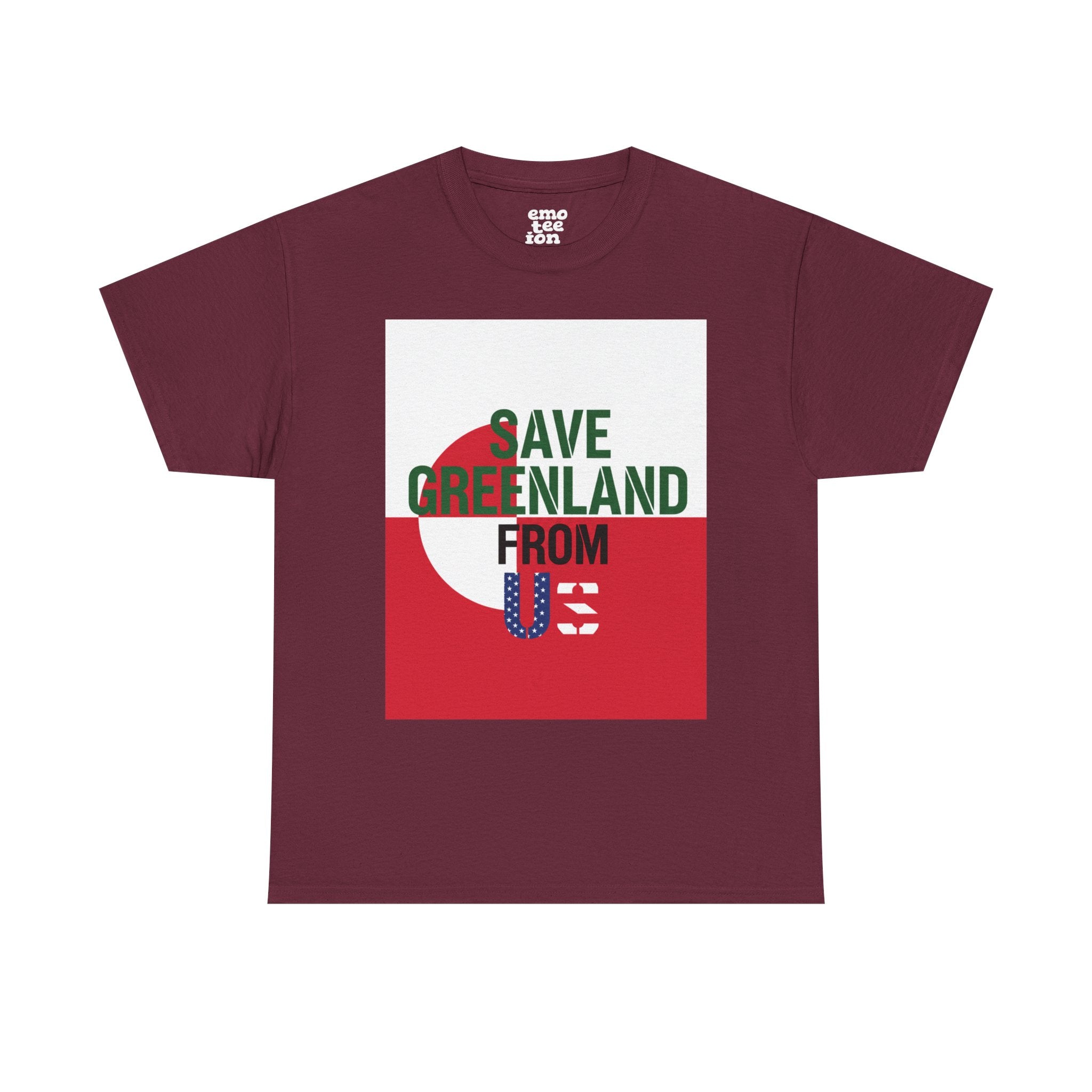 Save Greenland From US - Dark Unisex Heavy Cotton Tee