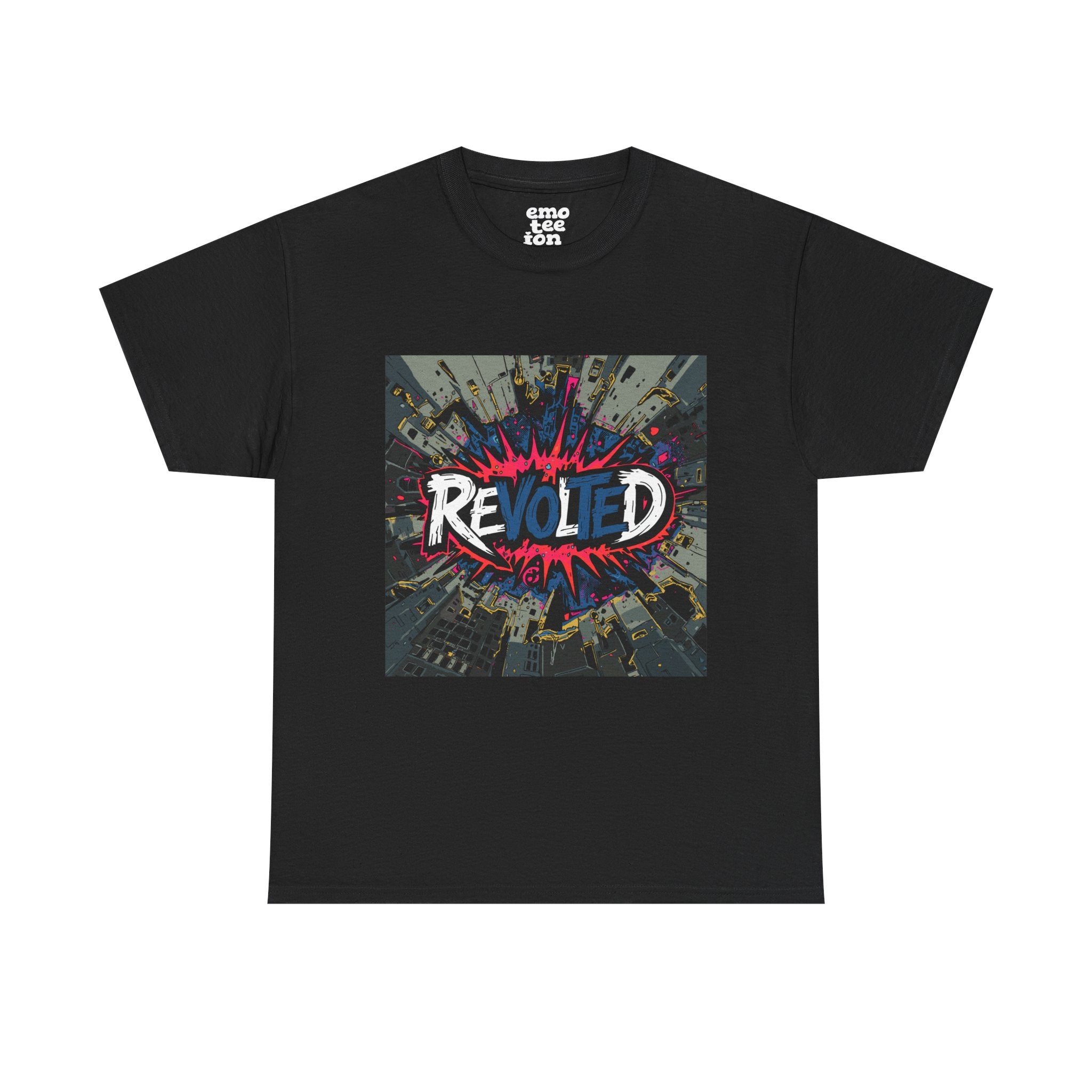Revolted, VOTE - Cityscape Dark Unisex Heavy Cotton Tee