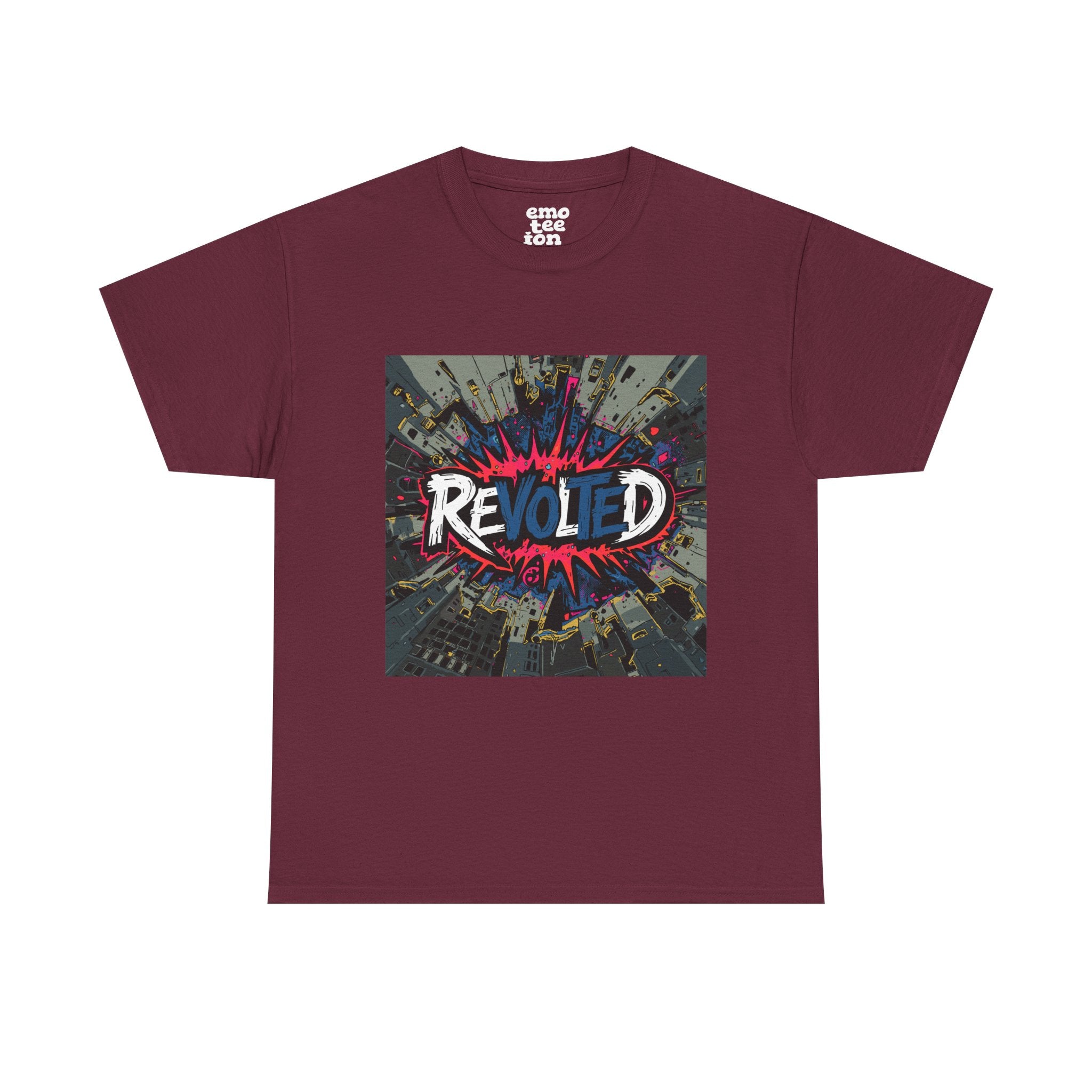 Revolted, VOTE - Cityscape Dark Unisex Heavy Cotton Tee