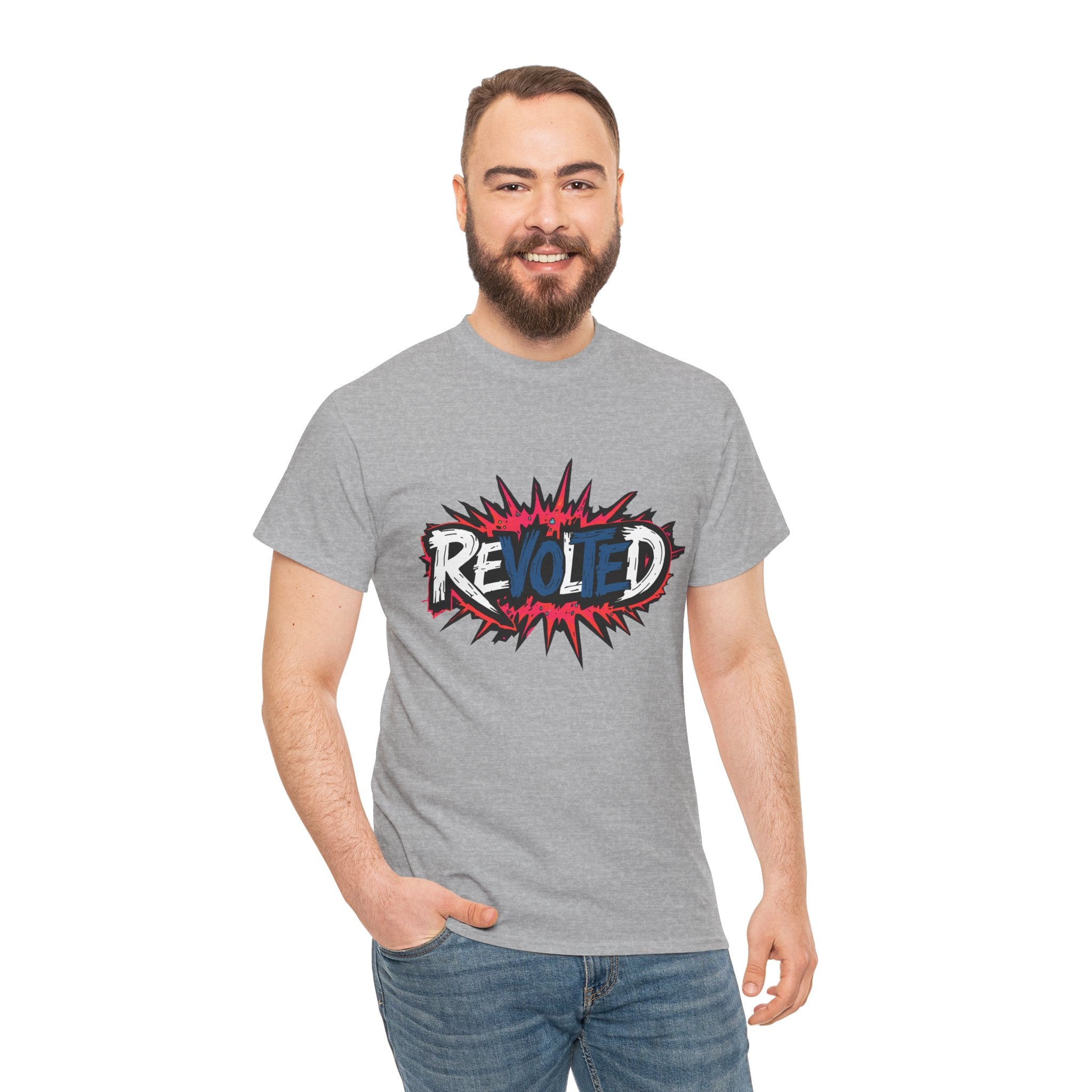 Revolted, VOTE - Splash Bam Light Unisex Heavy Cotton Tee