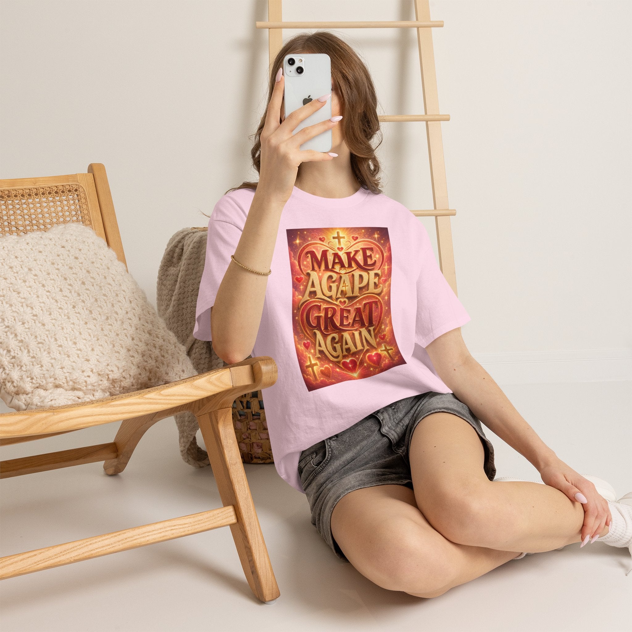 Make Agape Great Again - Light Unisex Heavy Cotton Tee