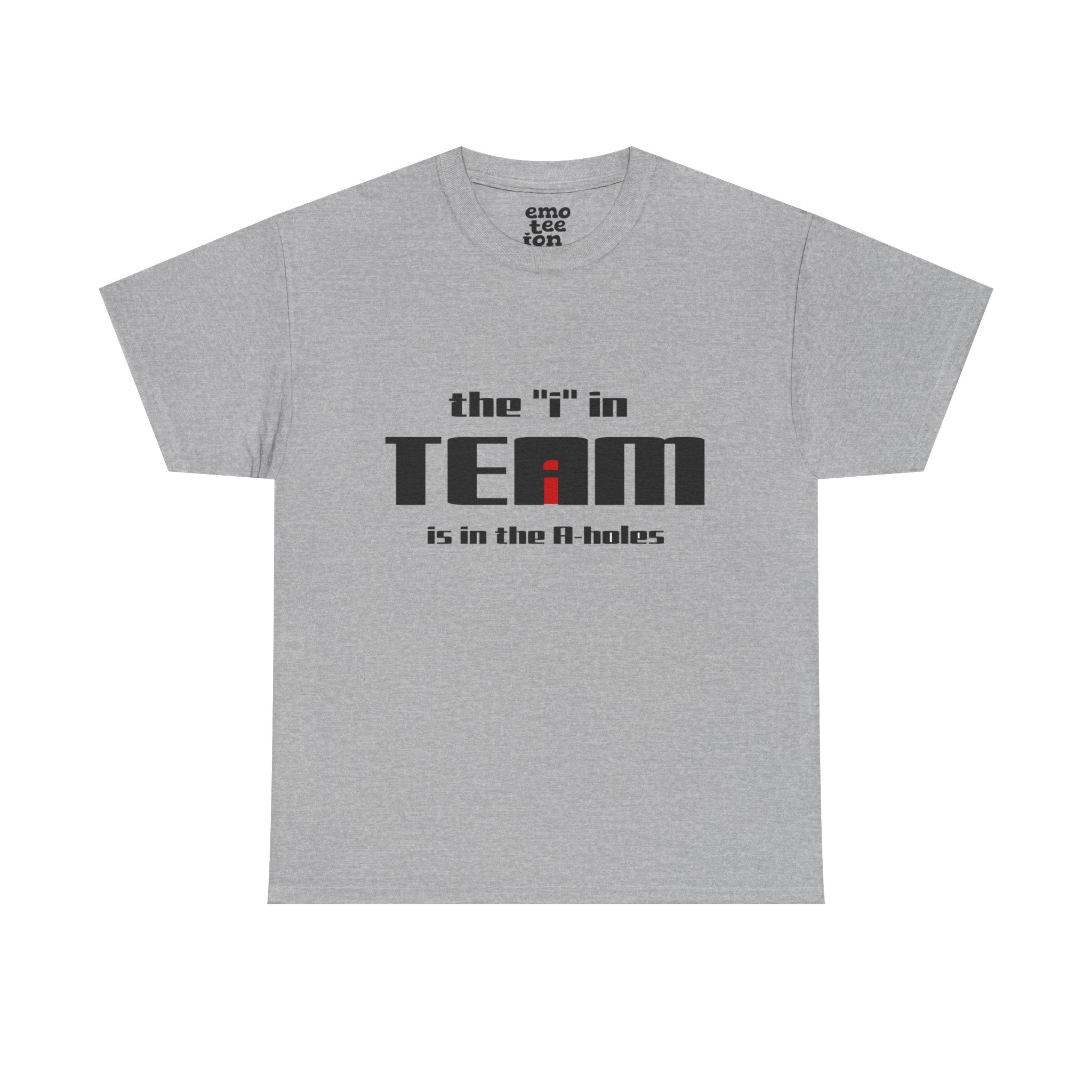 The "i" in TEAM - Light Unisex Heavy Cotton Tee