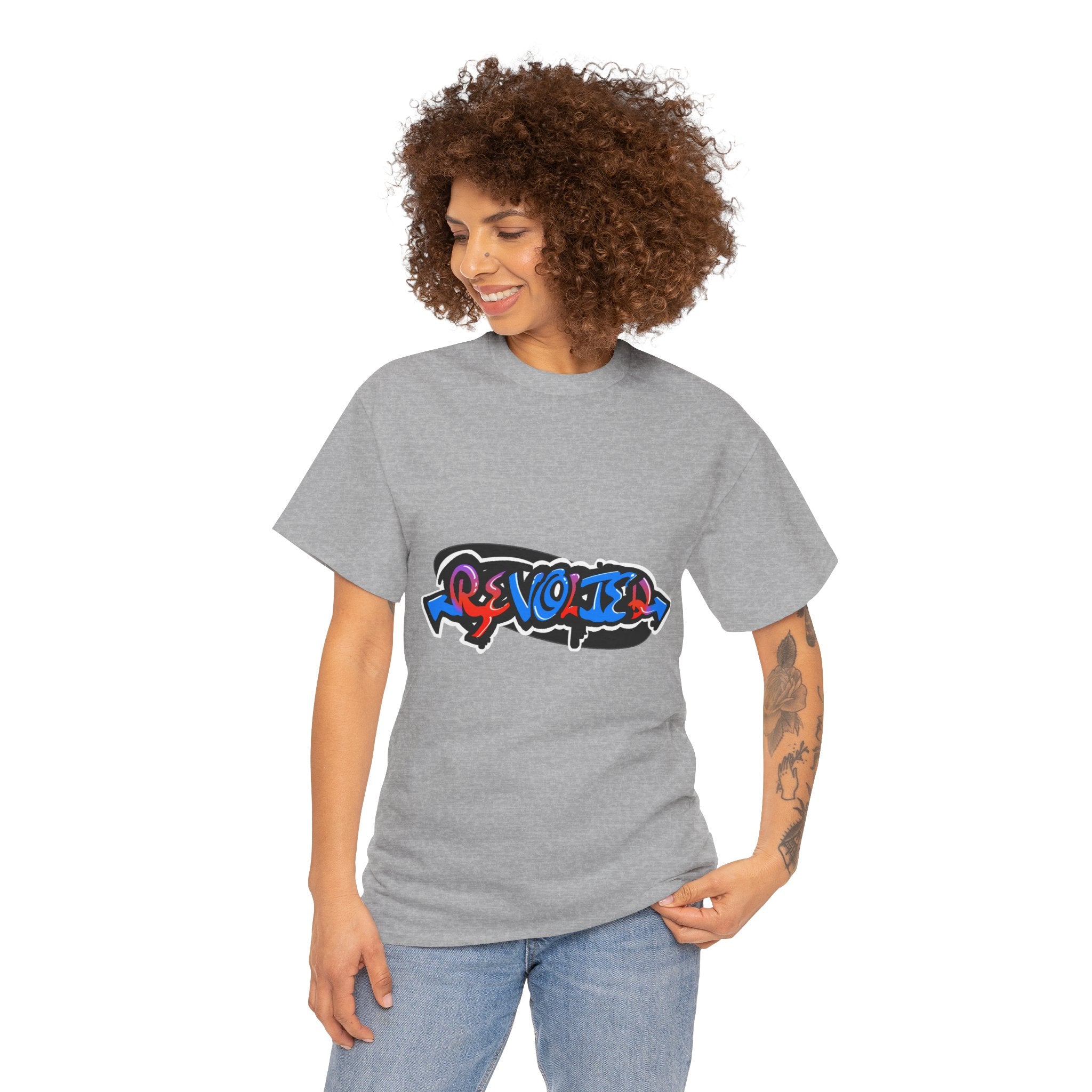 Revolted, VOTE - Graffiti Light Unisex Heavy Cotton Tee