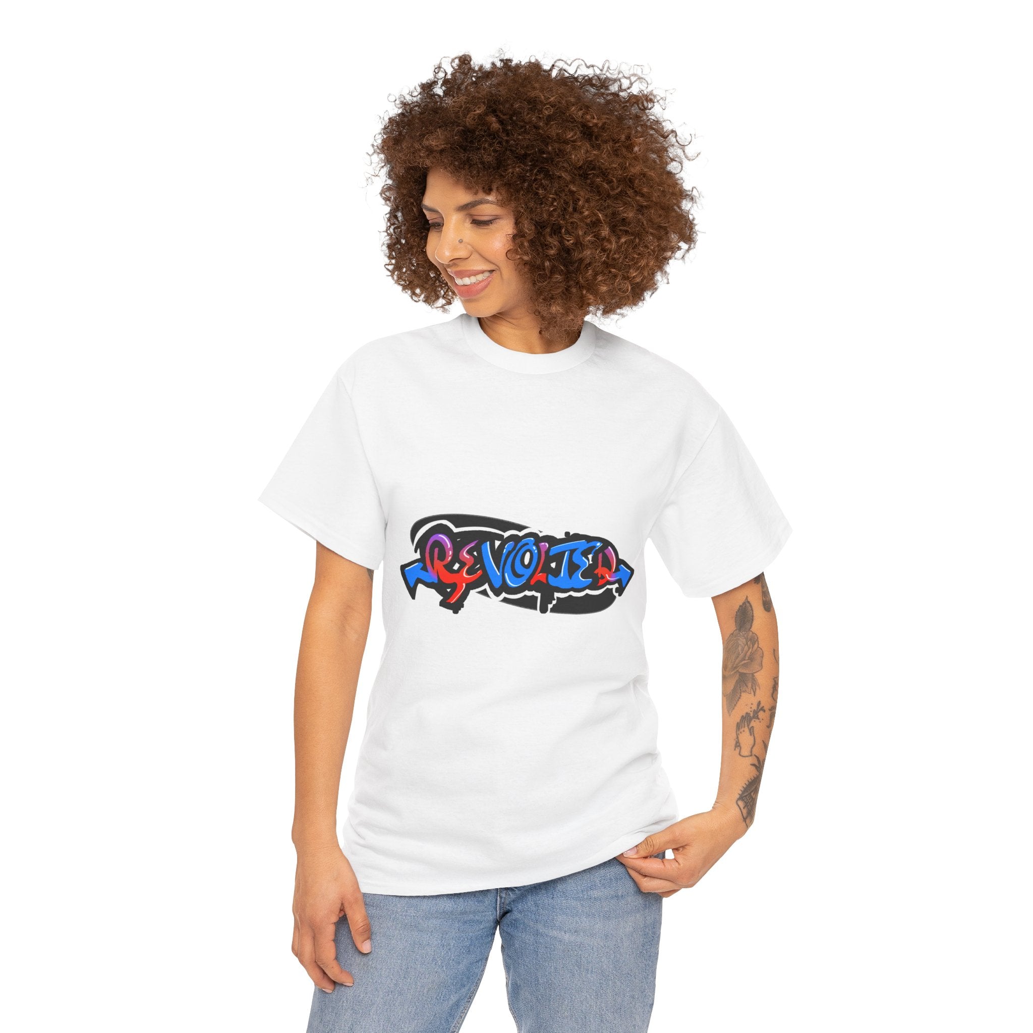 Revolted, VOTE - Graffiti Light Unisex Heavy Cotton Tee