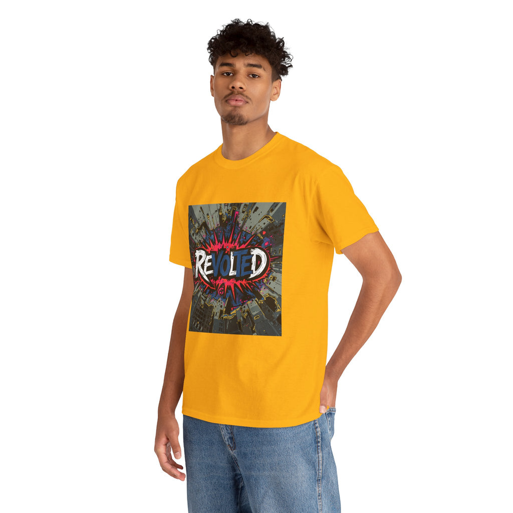 Revolted, VOTE - Cityscape Dark Unisex Heavy Cotton Tee