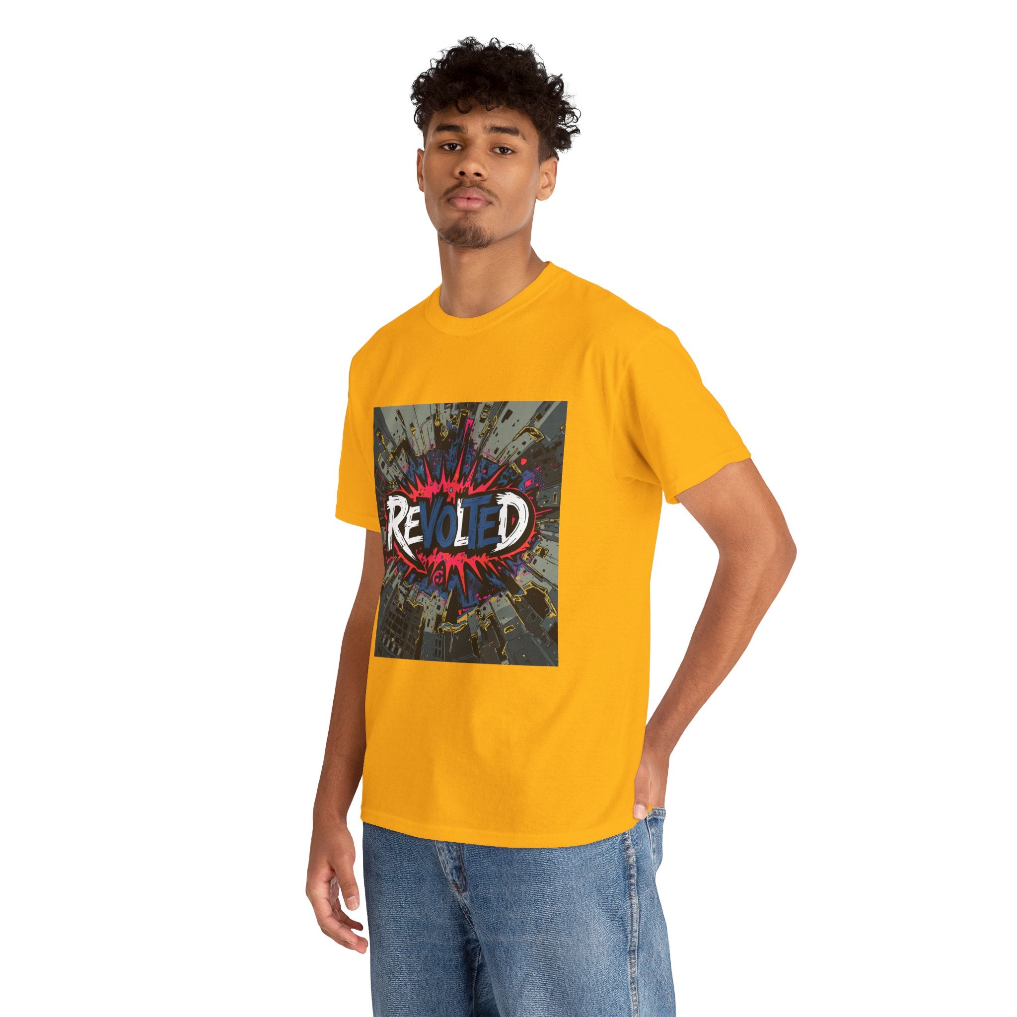 Revolted, VOTE - Cityscape Dark Unisex Heavy Cotton Tee