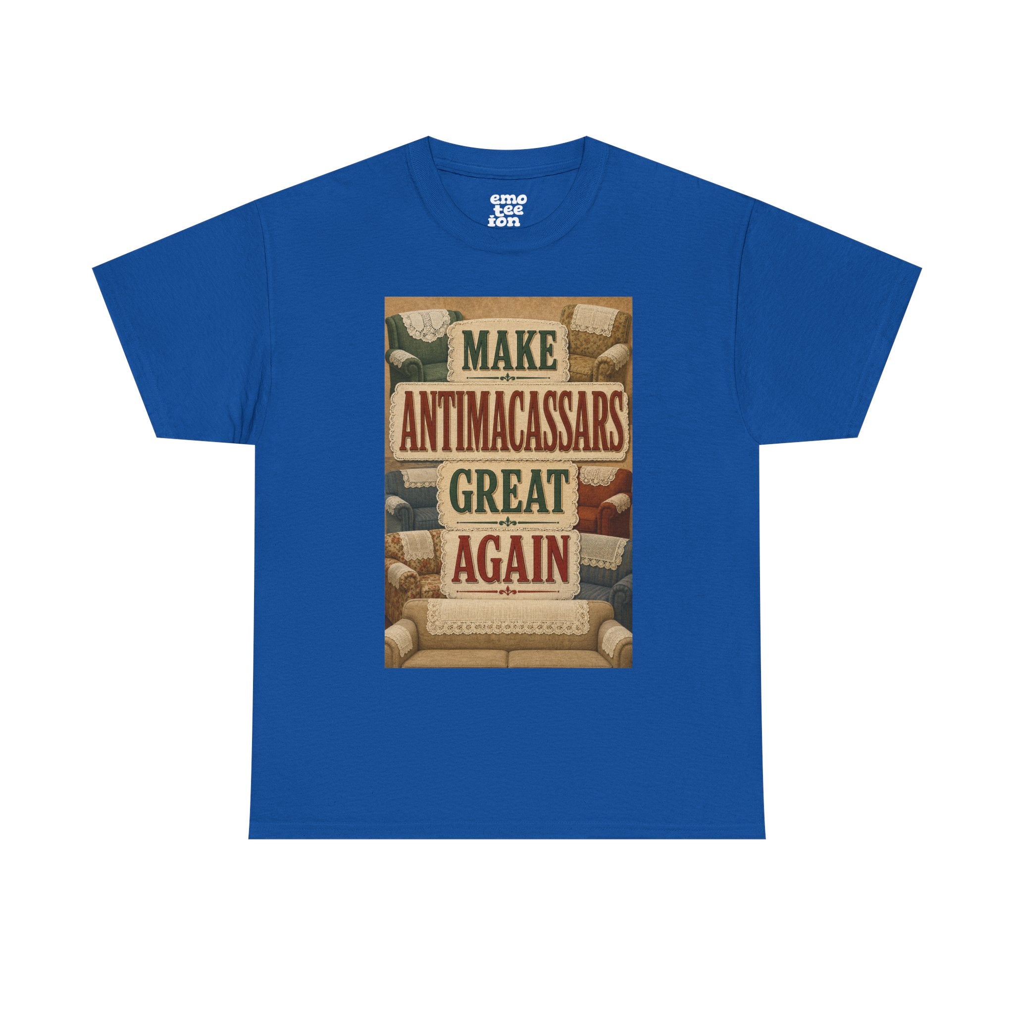 Make Antimacassars Great Again - Dark Unisex Heavy Cotton Tee