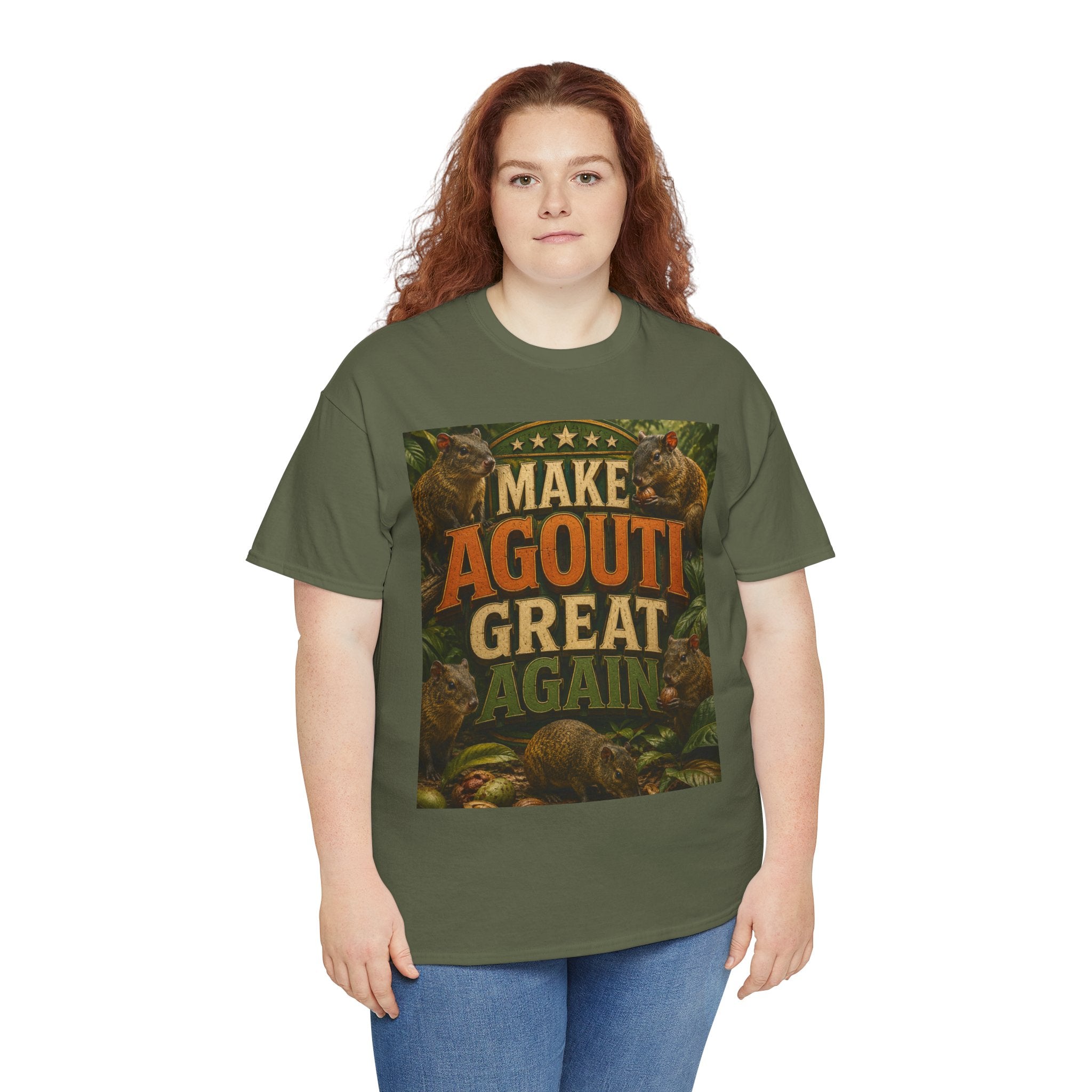 Make Agouti Great Again - Dark Unisex Heavy Cotton Tee