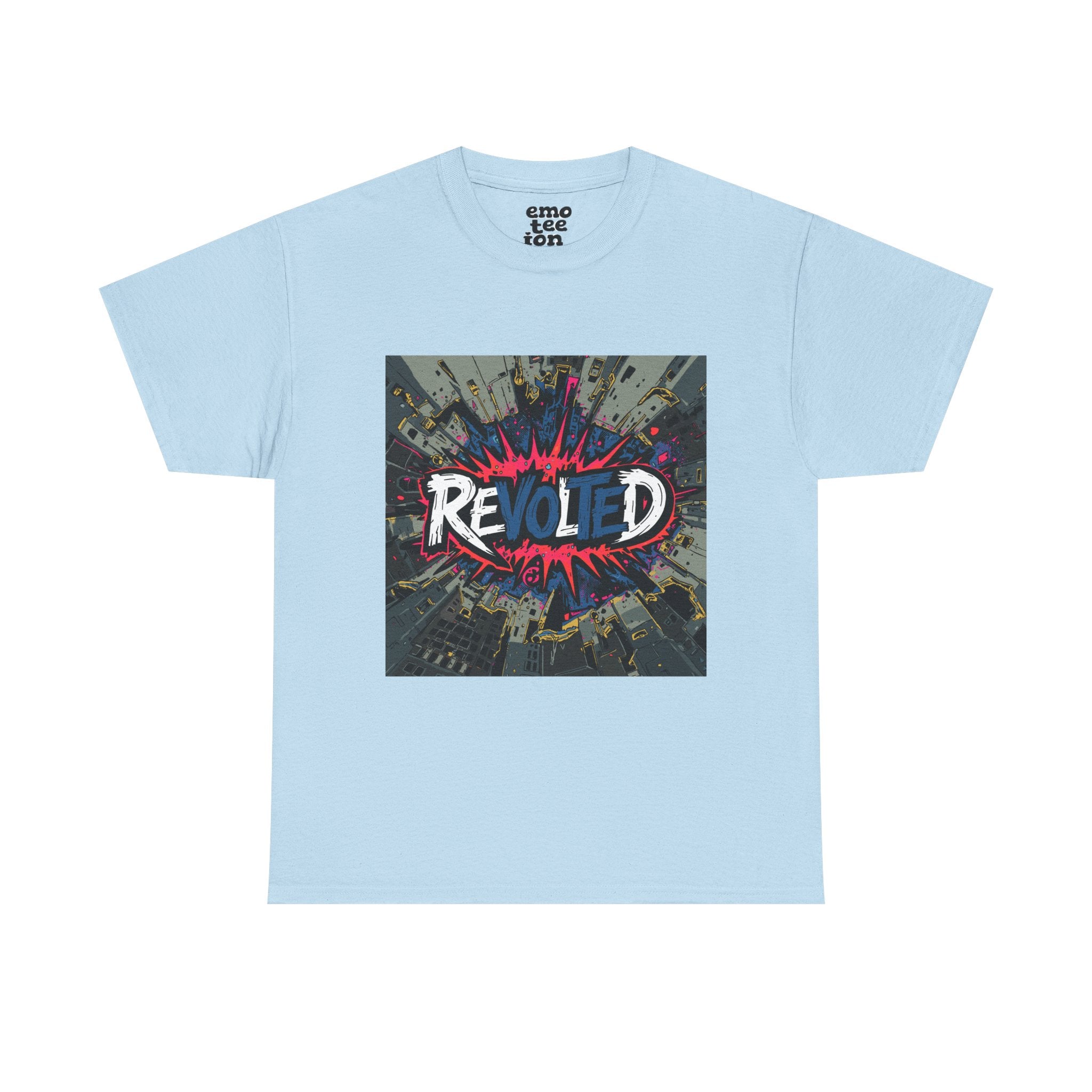 Revolted, VOTE - Cityscape Light Unisex Heavy Cotton Tee