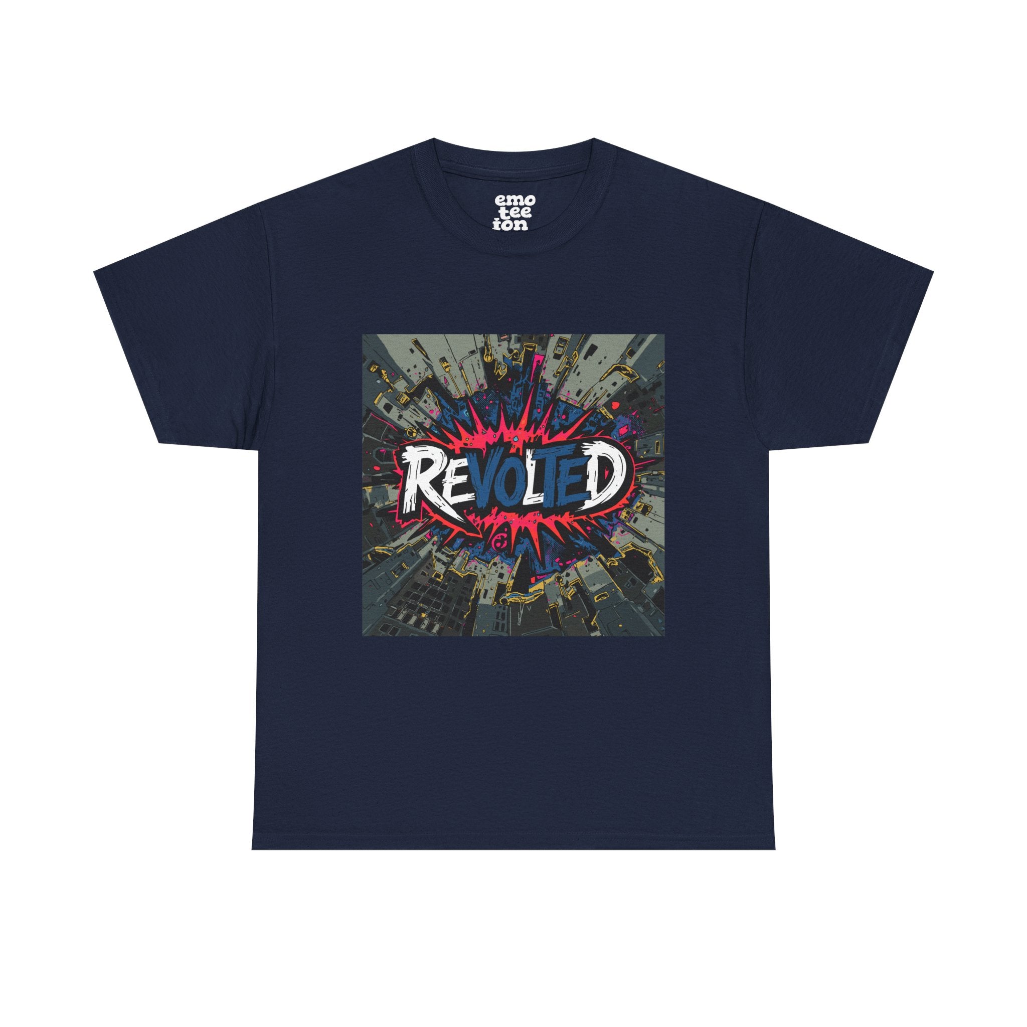 Revolted, VOTE - Cityscape Dark Unisex Heavy Cotton Tee